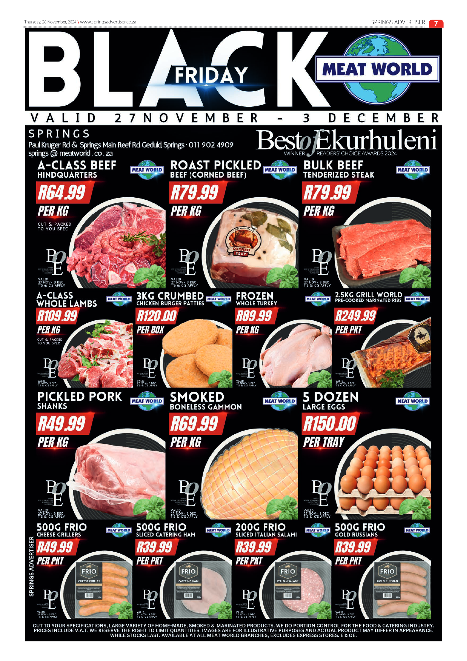Springs Advertiser 28 November 2024 page 7