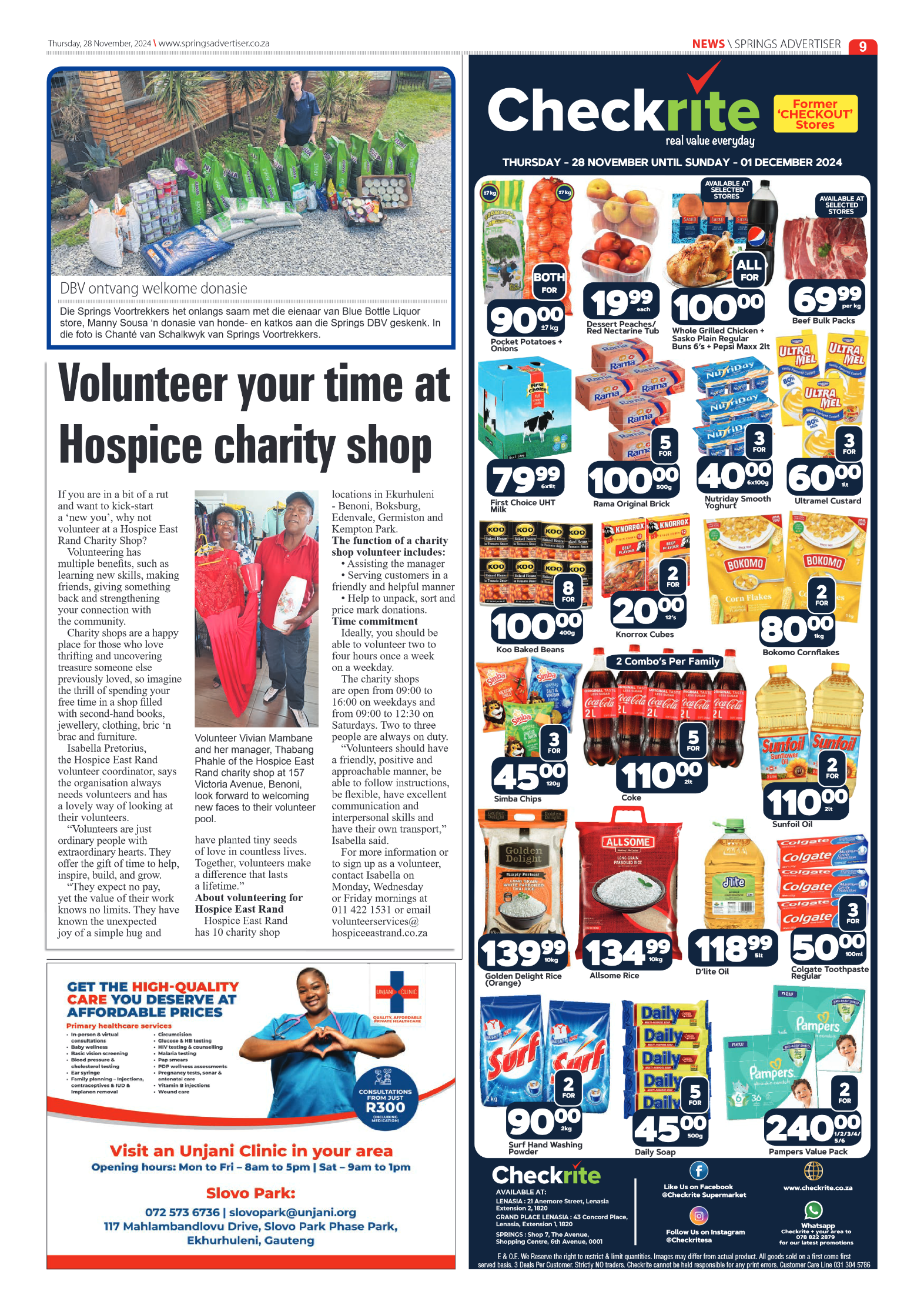 Springs Advertiser 28 November 2024 page 9