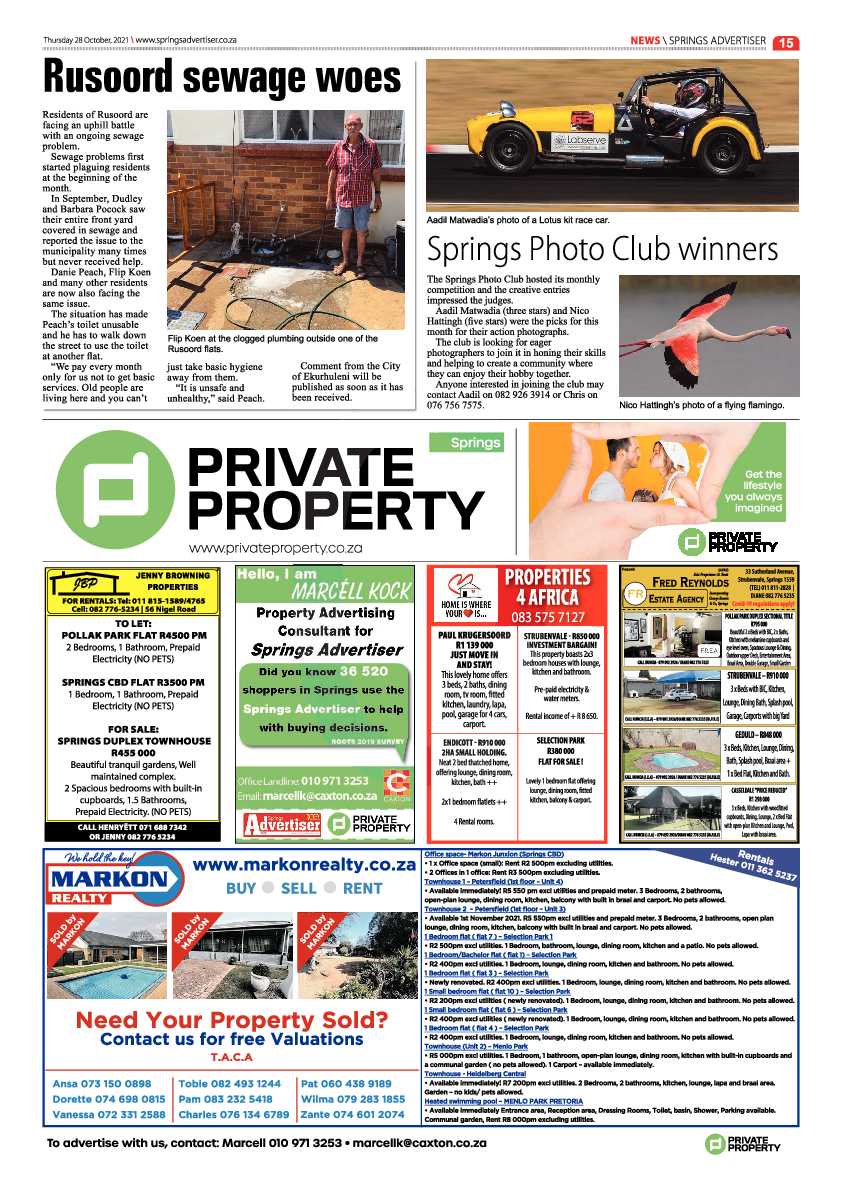 Springs Advertiser 28 October 2021 page 15