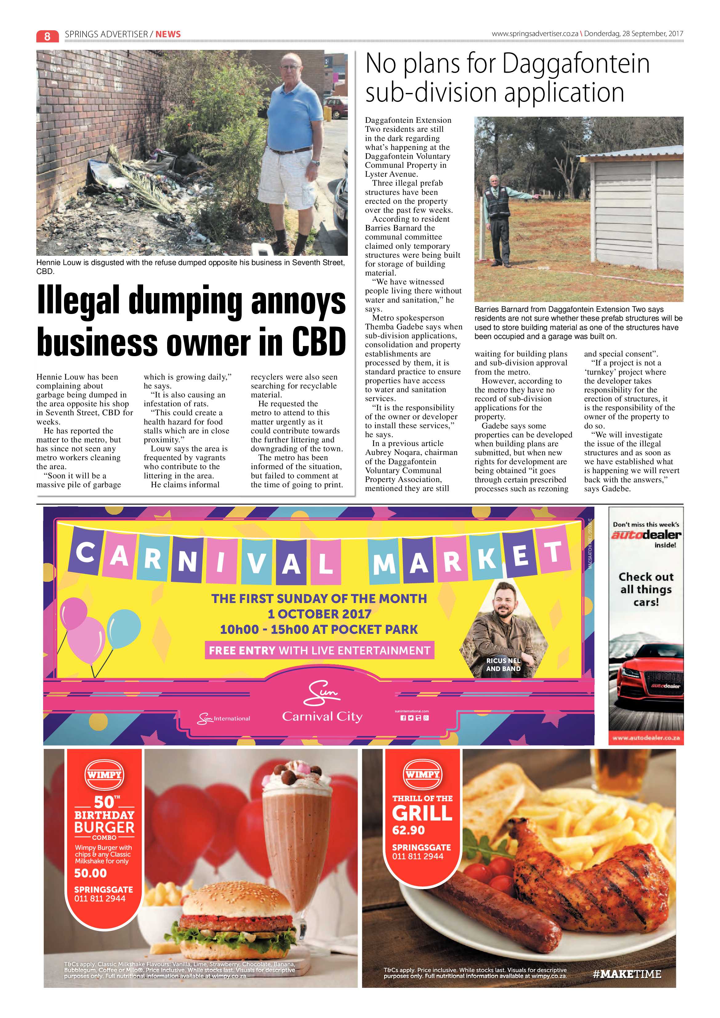 Springs Advertiser 28 September 2017 page 10