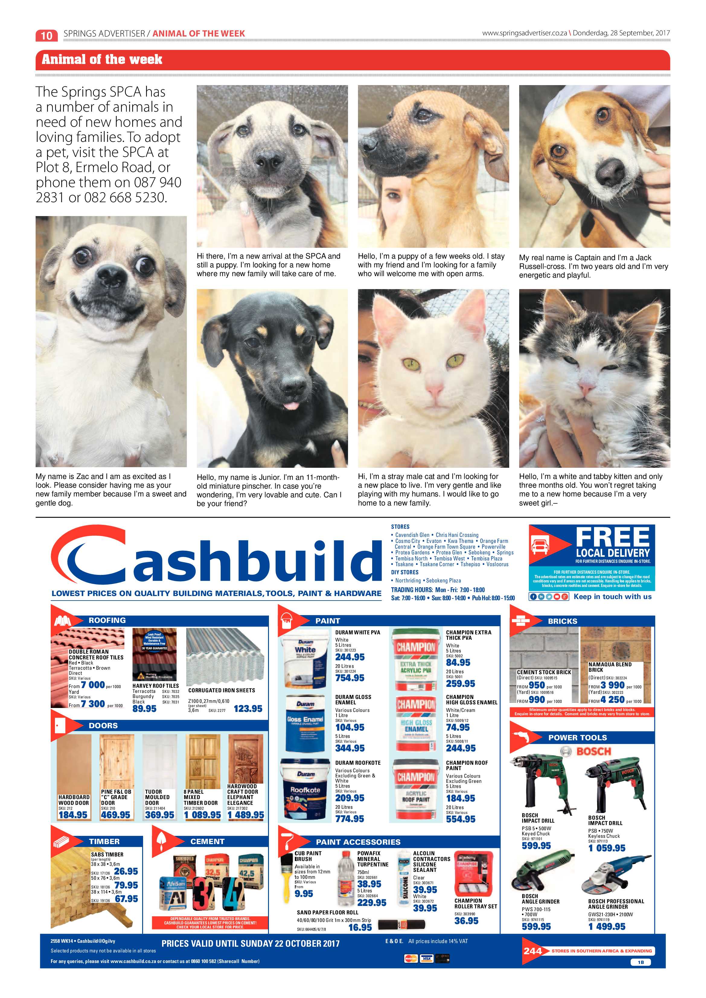 Springs Advertiser 28 September 2017 page 12