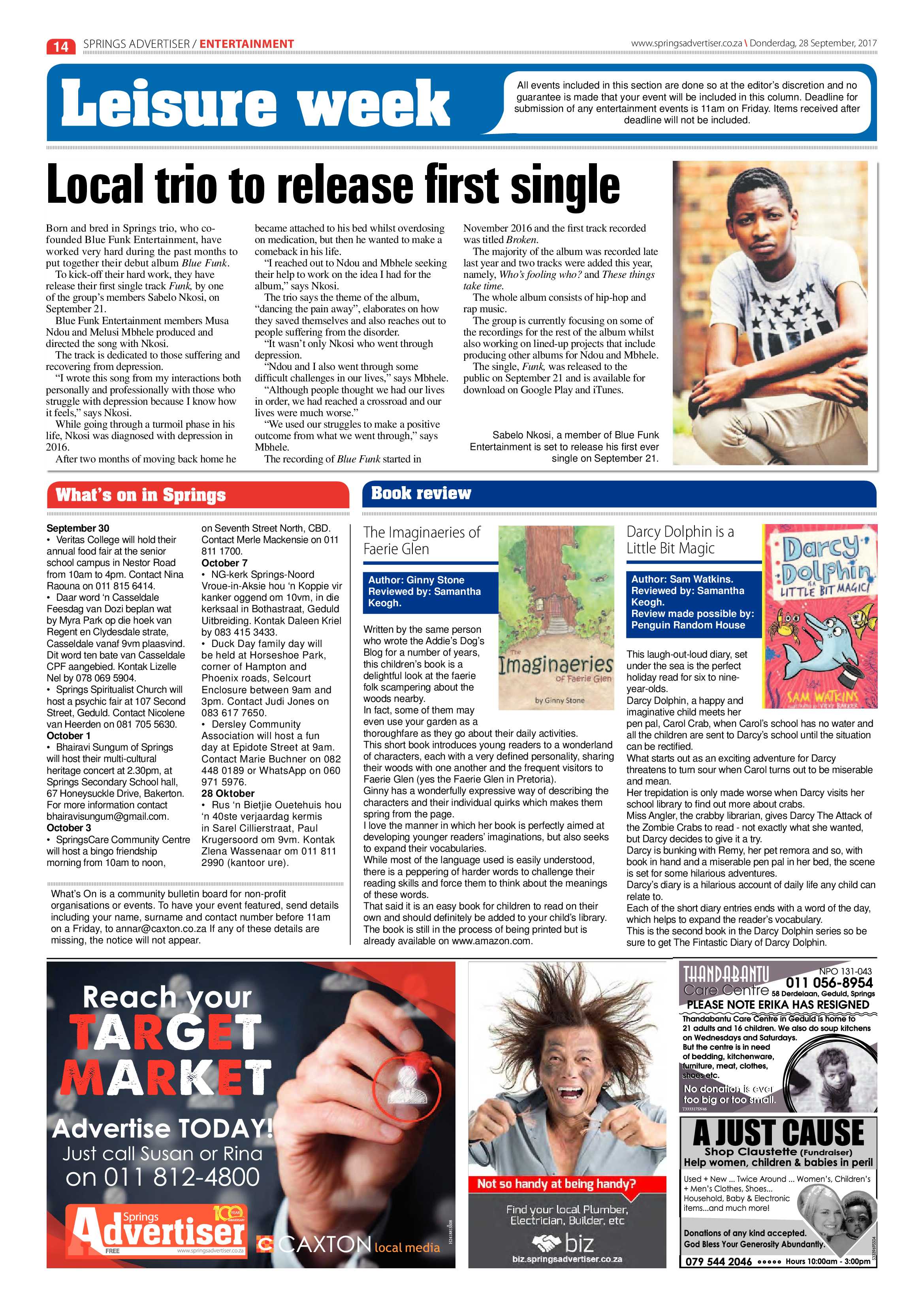 Springs Advertiser 28 September 2017 page 16