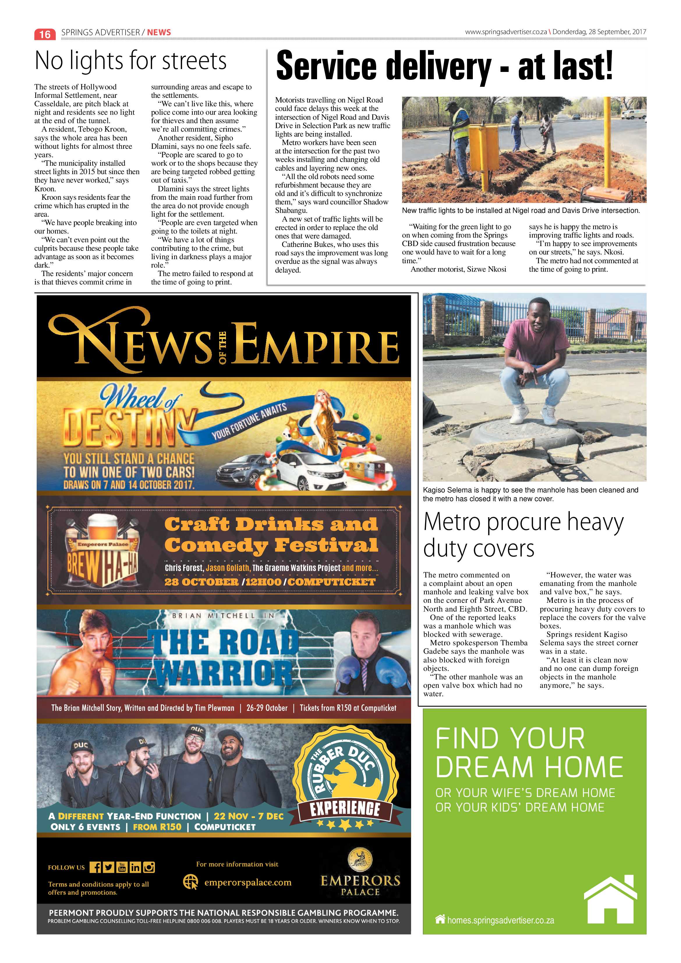 Springs Advertiser 28 September 2017 page 18