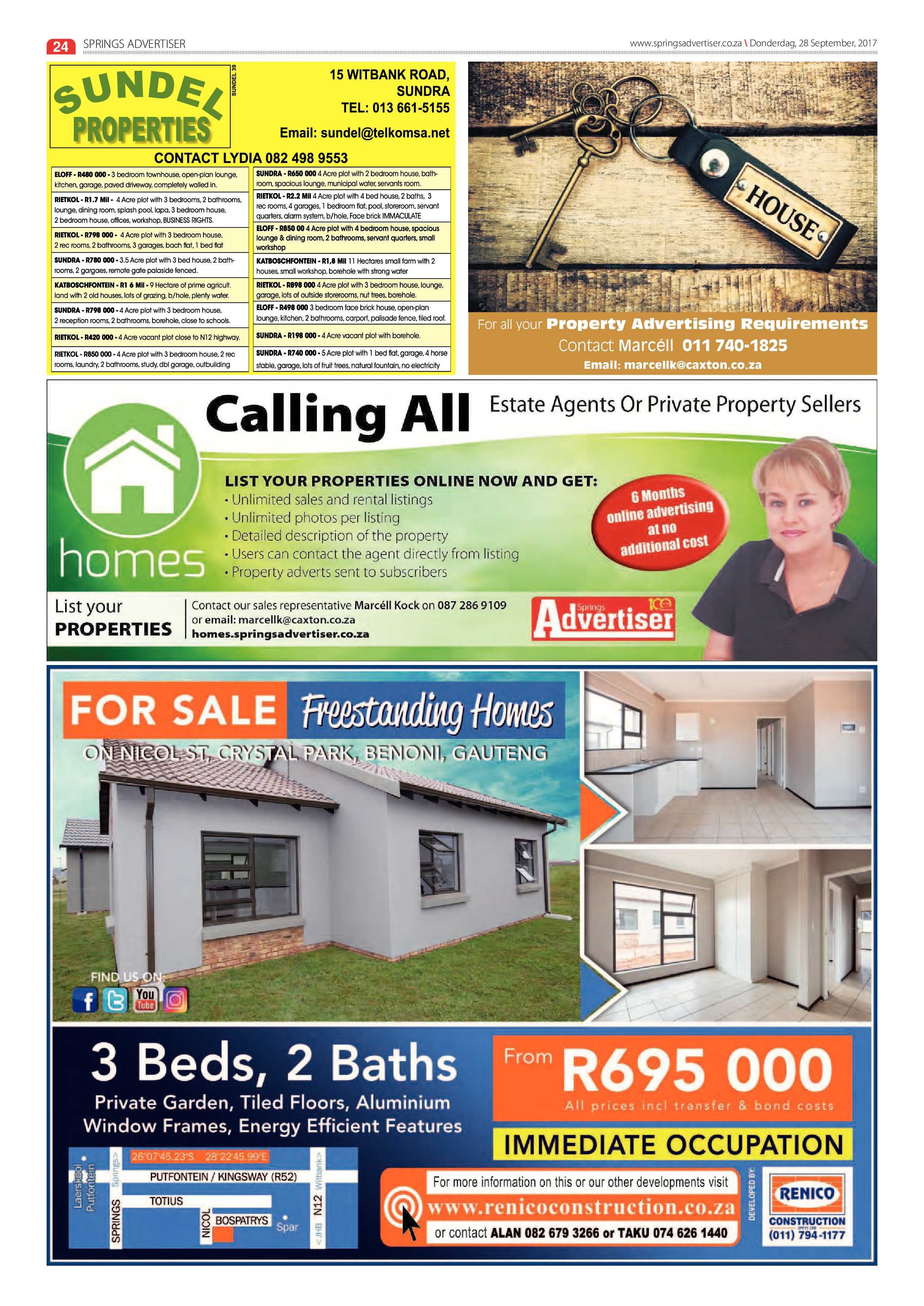 Springs Advertiser 28 September 2017 page 26