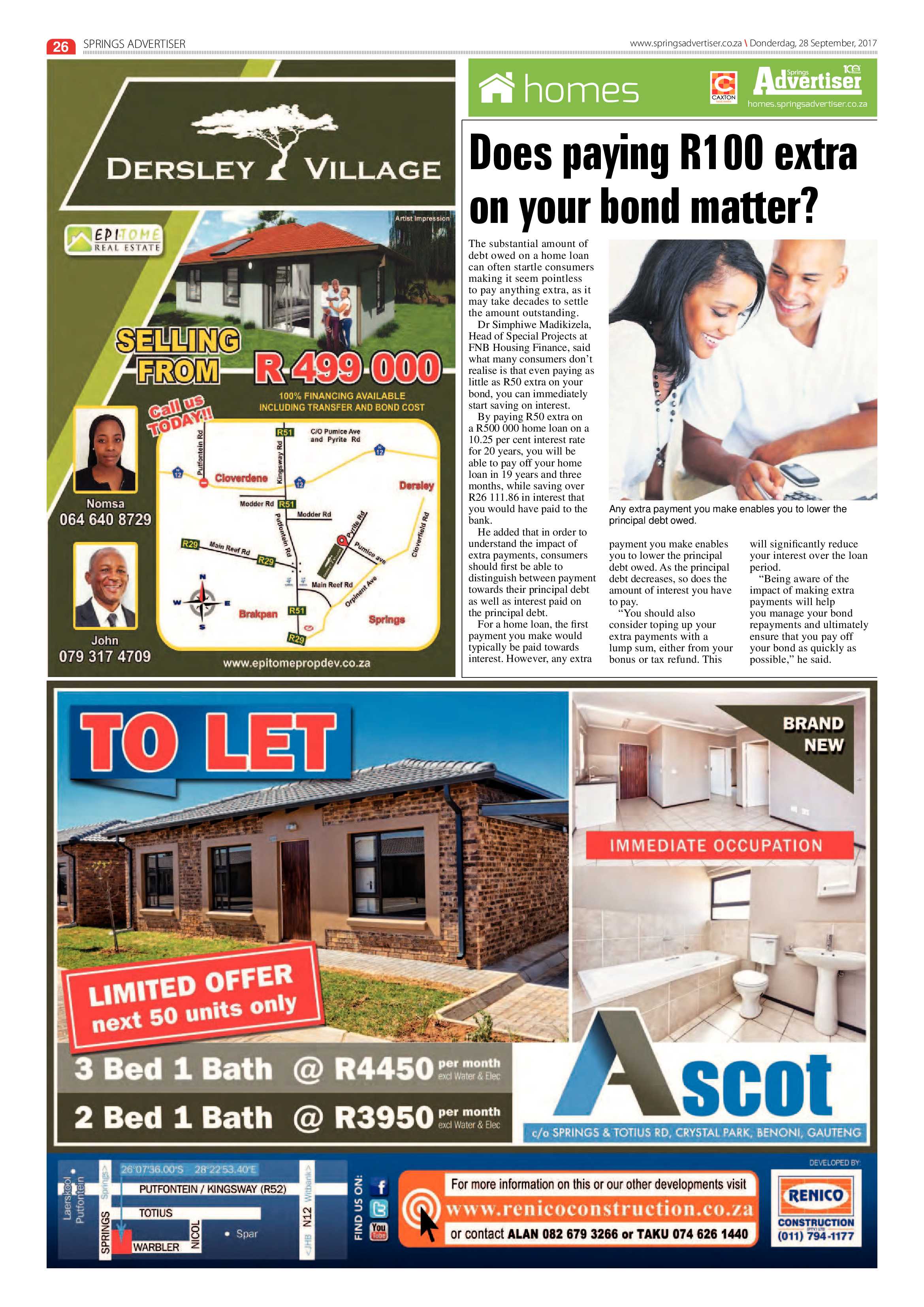 Springs Advertiser 28 September 2017 page 28