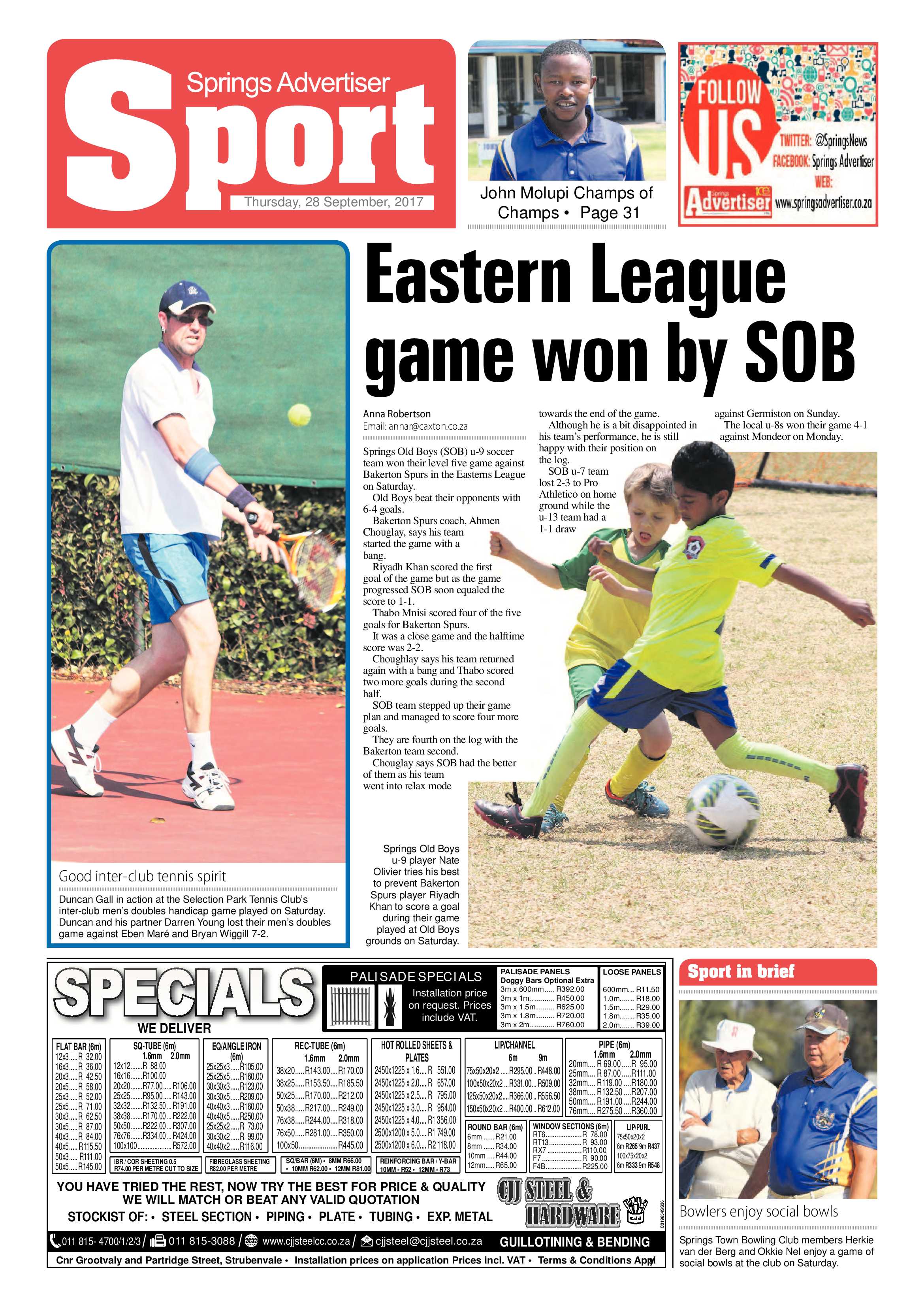 Springs Advertiser 28 September 2017 page 34