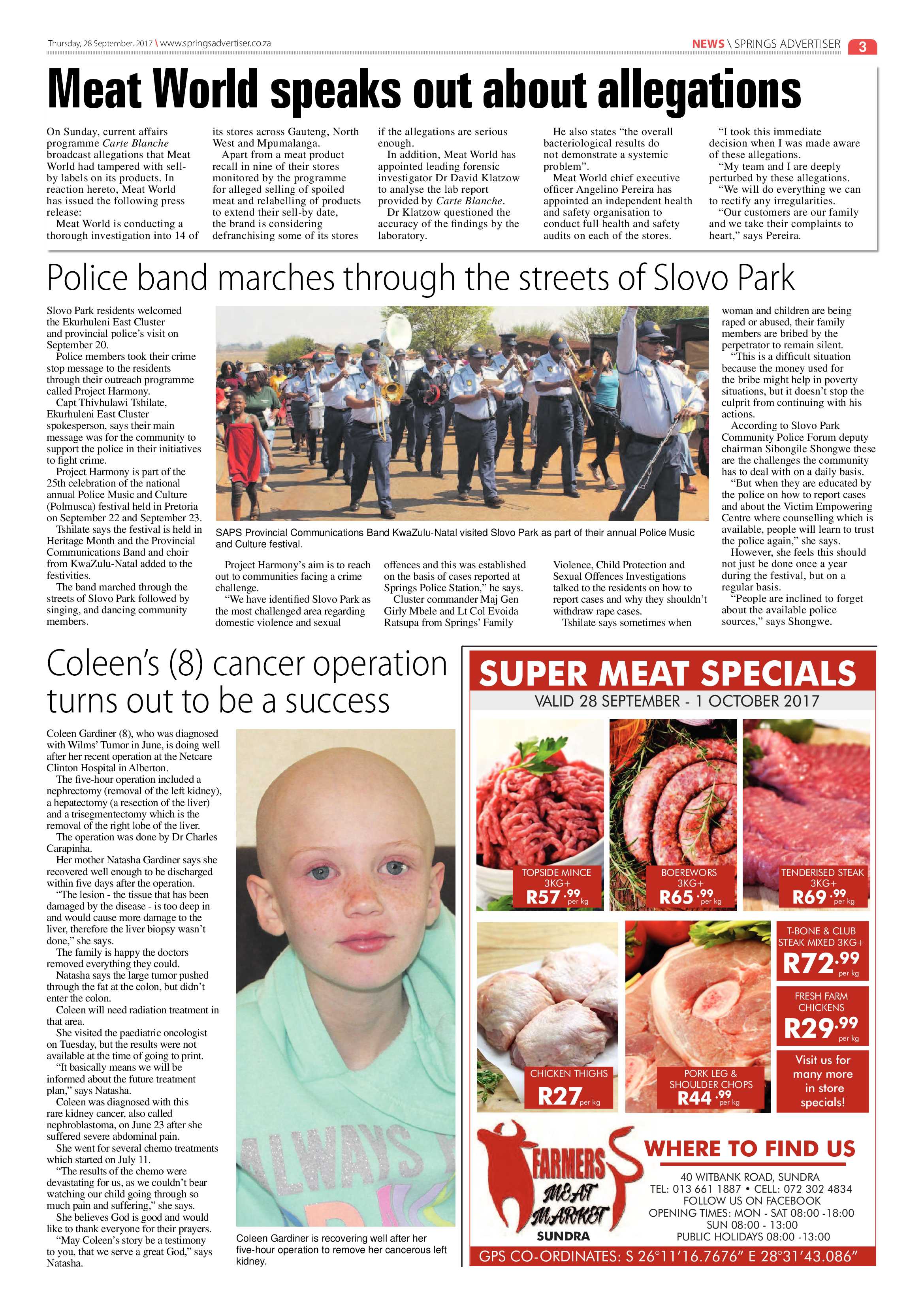 Springs Advertiser 28 September 2017 page 5