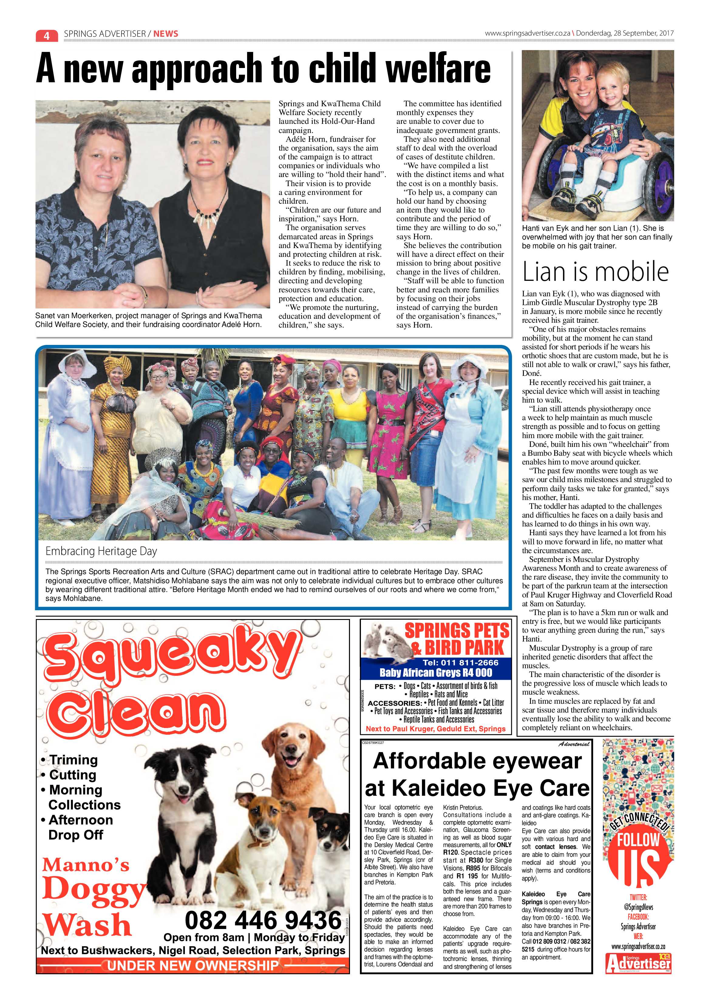 Springs Advertiser 28 September 2017 page 6