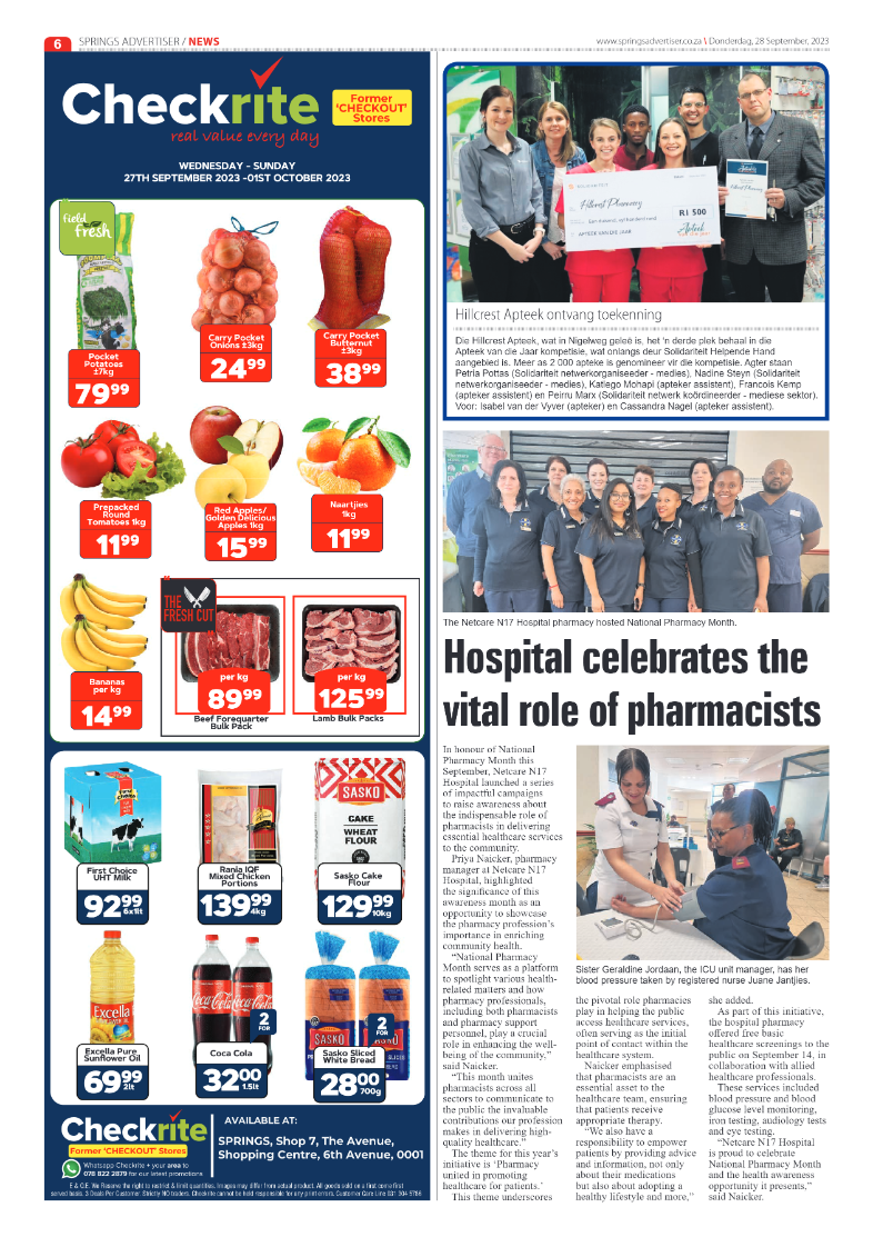 Springs Advertiser 28 September 2023 page 6