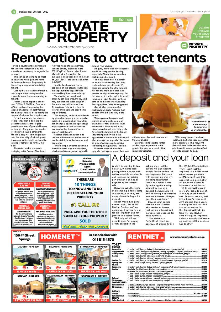 Springs Advertiser 29 April 2022 page 10