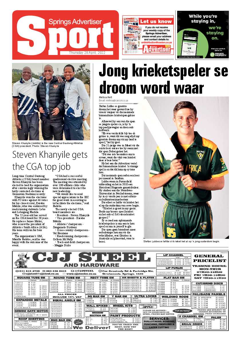 Springs Advertiser 29 April 2022 page 14