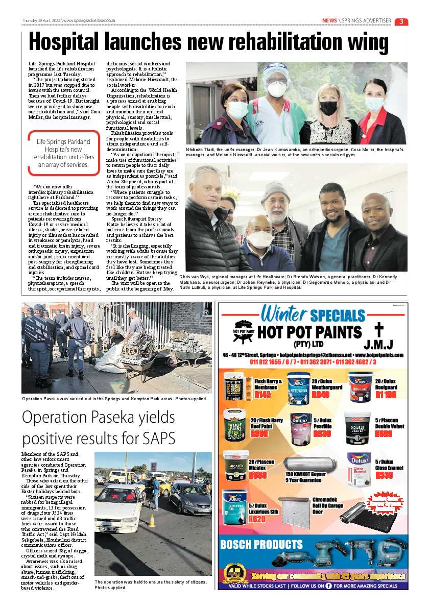 Springs Advertiser 29 April 2022 page 5