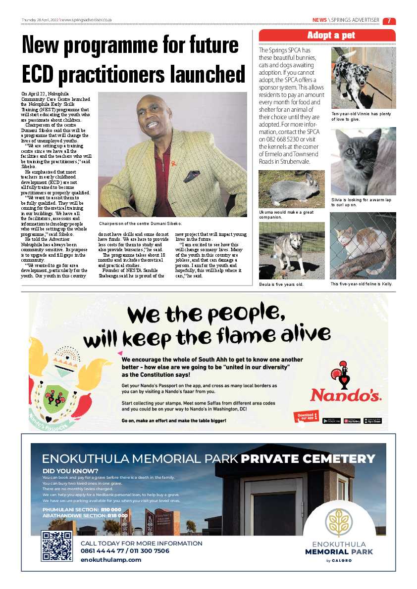 Springs Advertiser 29 April 2022 page 9