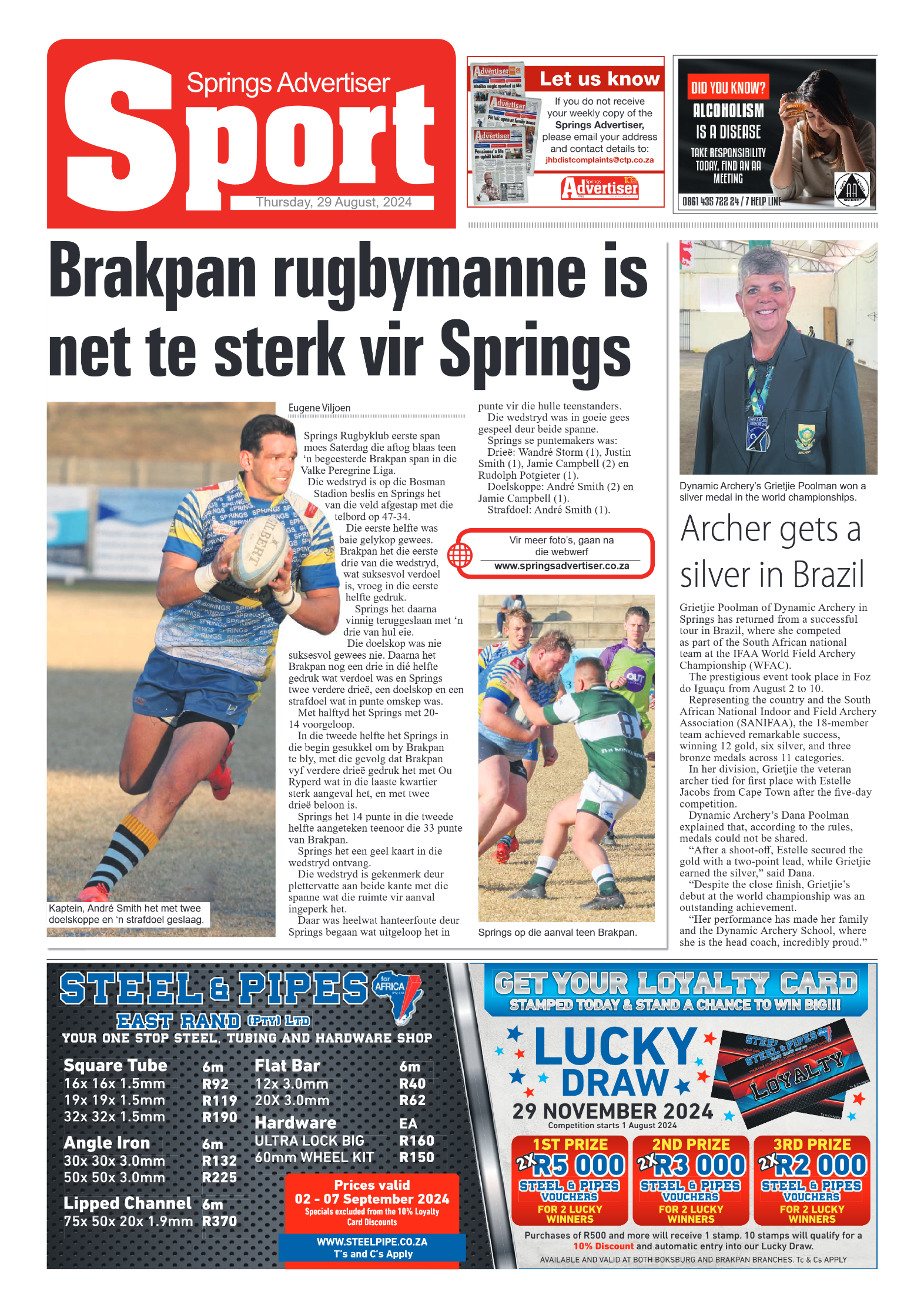 Springs Advertiser 29 August 2024 page 12