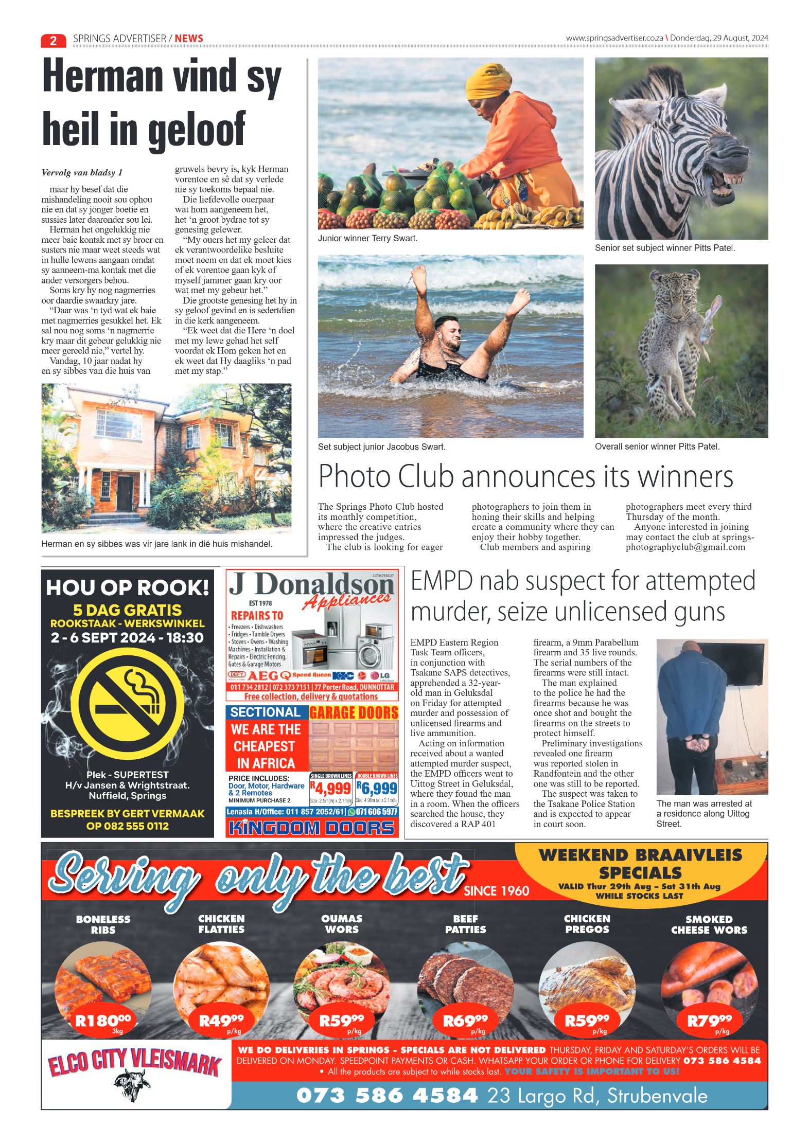 Springs Advertiser 29 August 2024 page 2