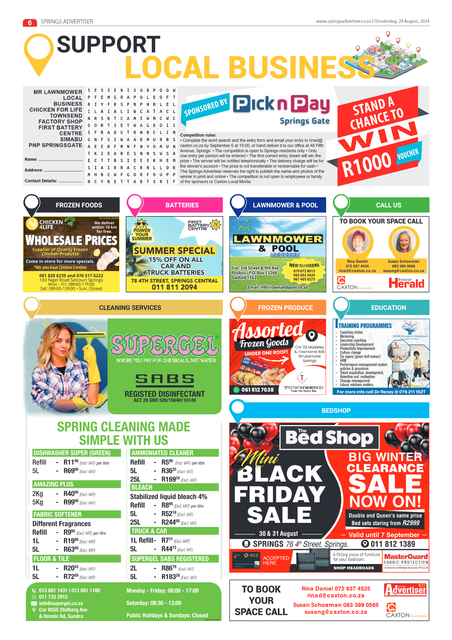 Springs Advertiser 29 August 2024 page 6