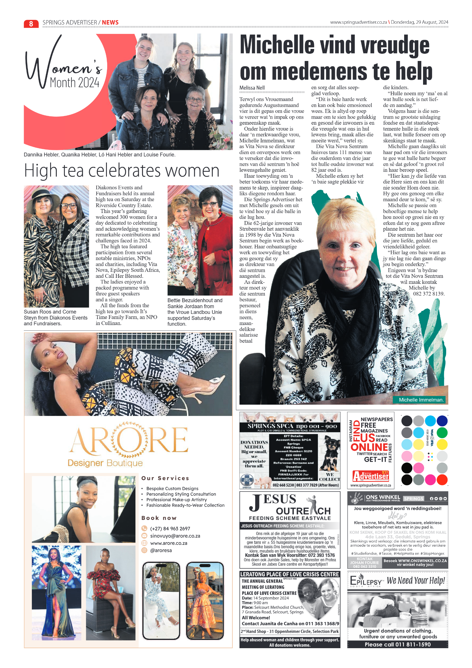 Springs Advertiser 29 August 2024 page 8
