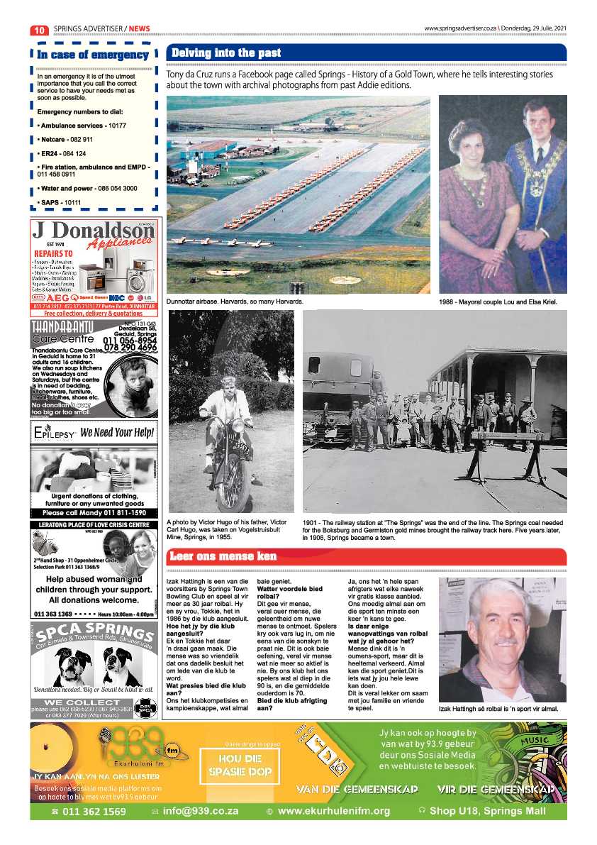 Springs Advertiser 29 July 2021 page 10