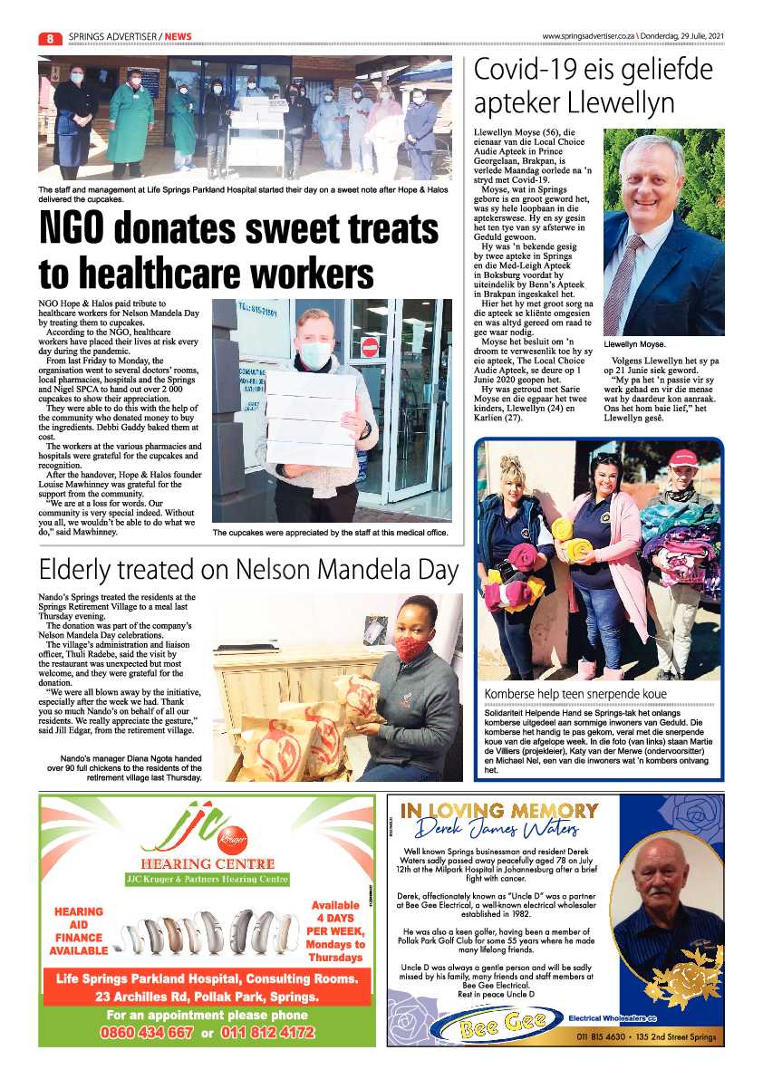 Springs Advertiser 29 July 2021 page 8