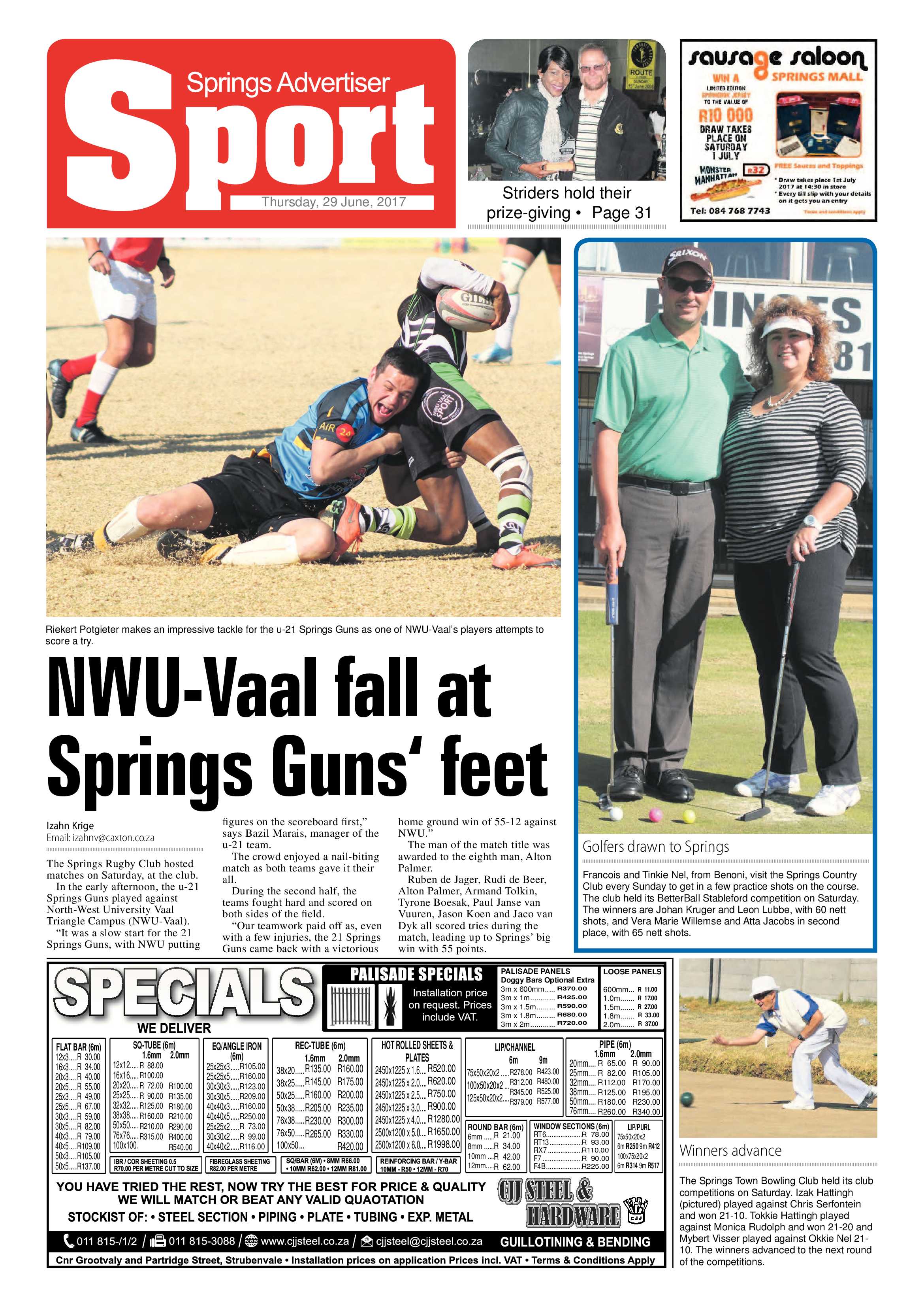 Springs Advertiser 29 June 2017 page 32