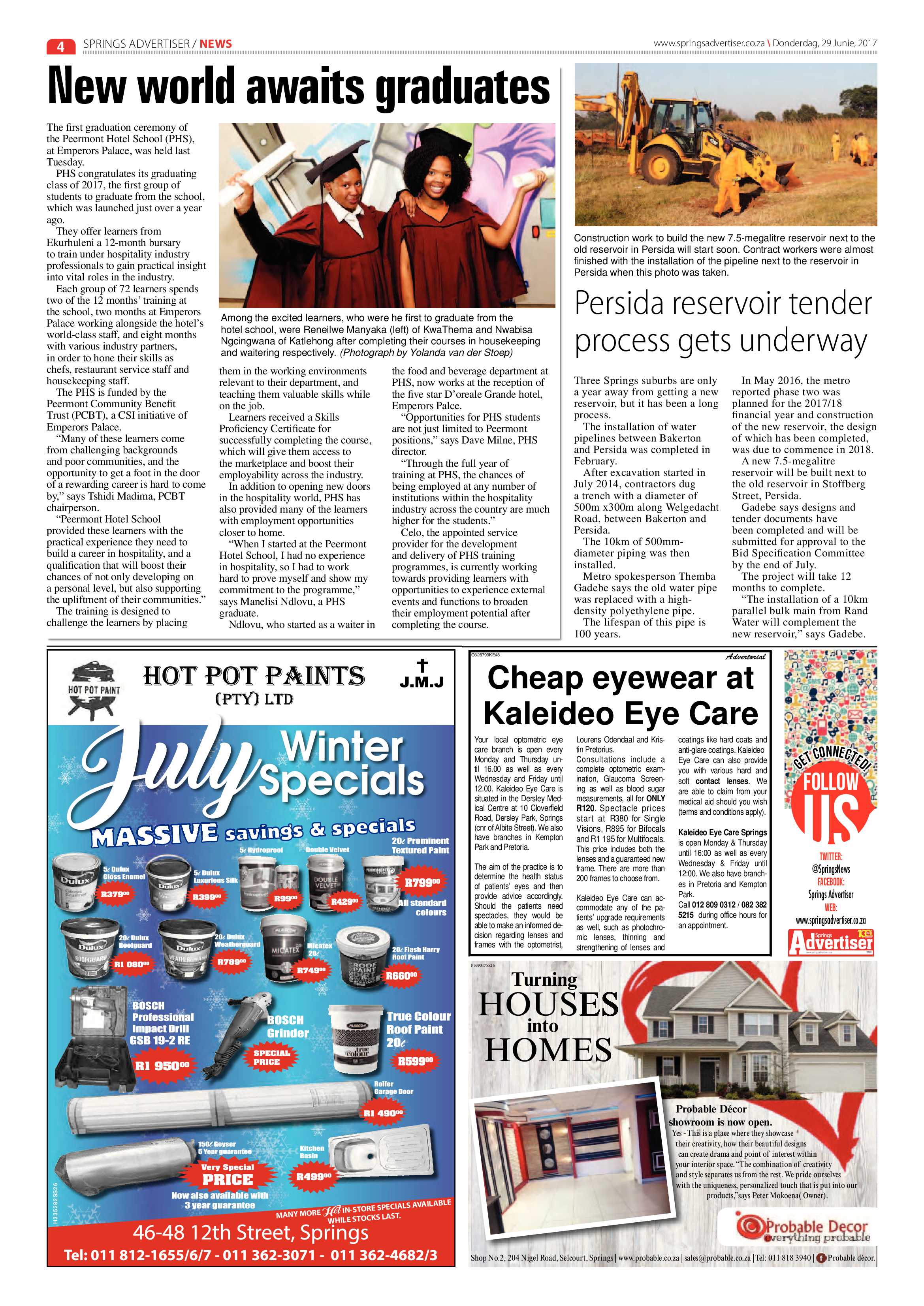 Springs Advertiser 29 June 2017 page 4