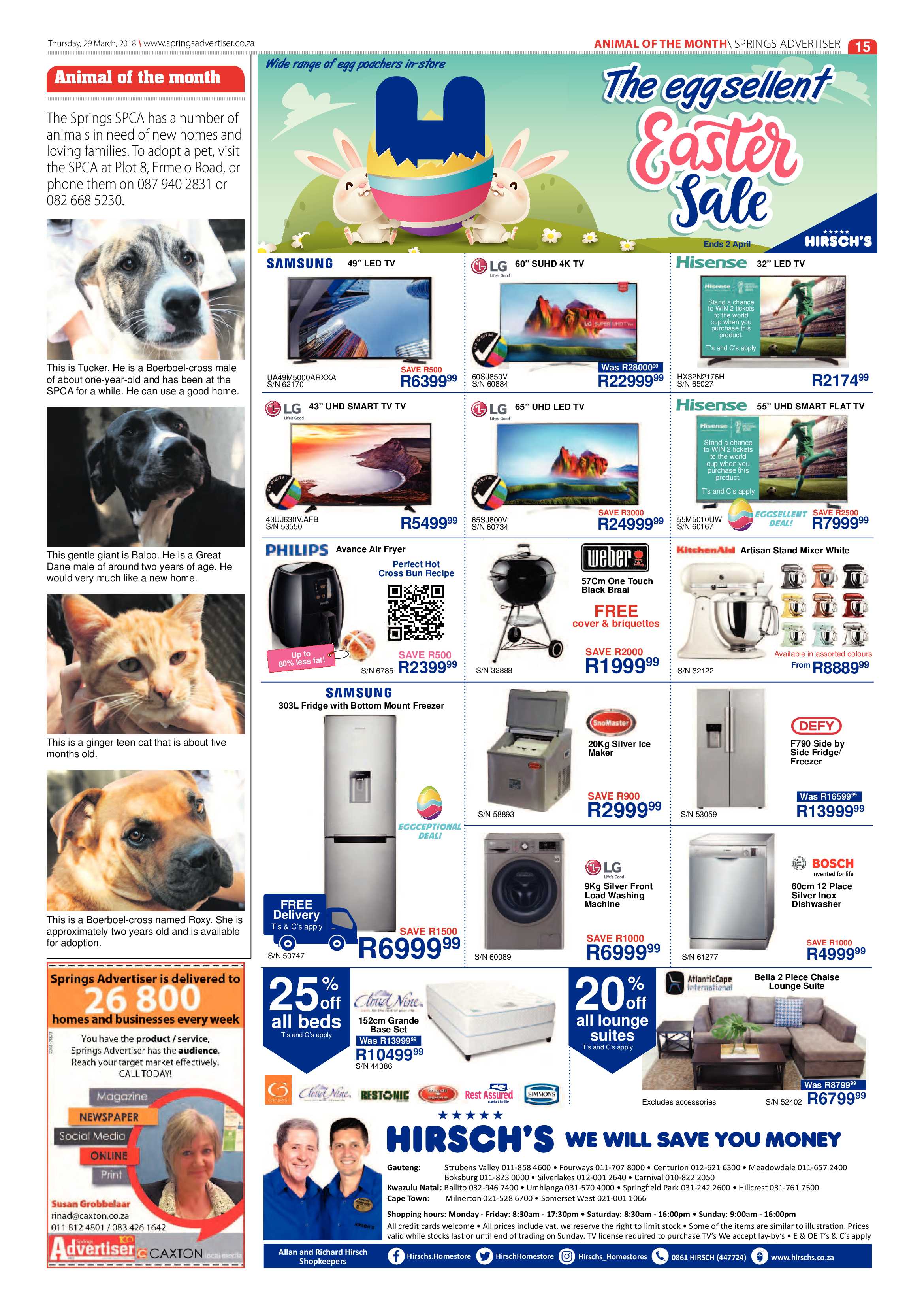 Springs Advertiser 29 March 2018 page 15