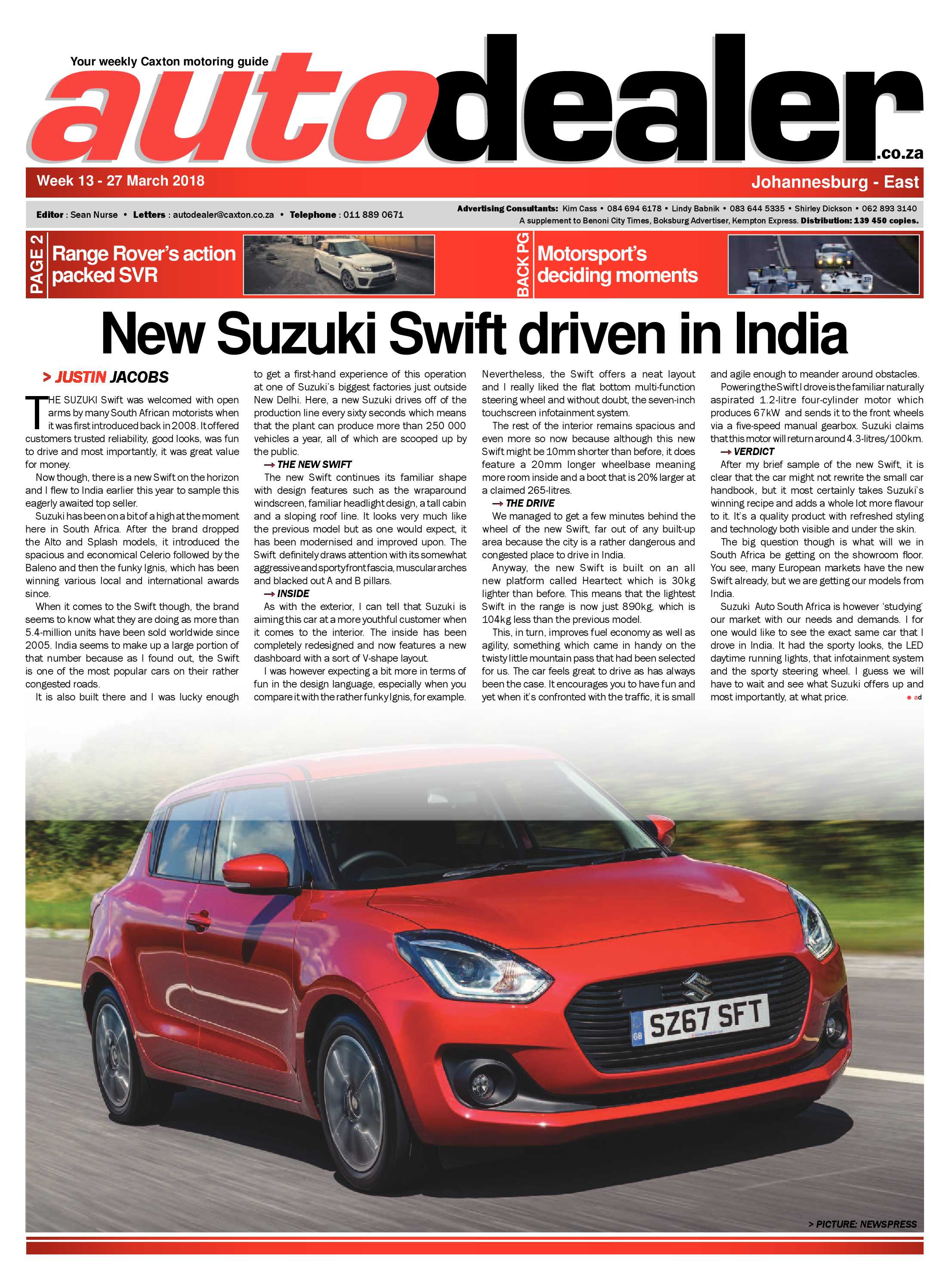 Springs Advertiser 29 March 2018 page 25