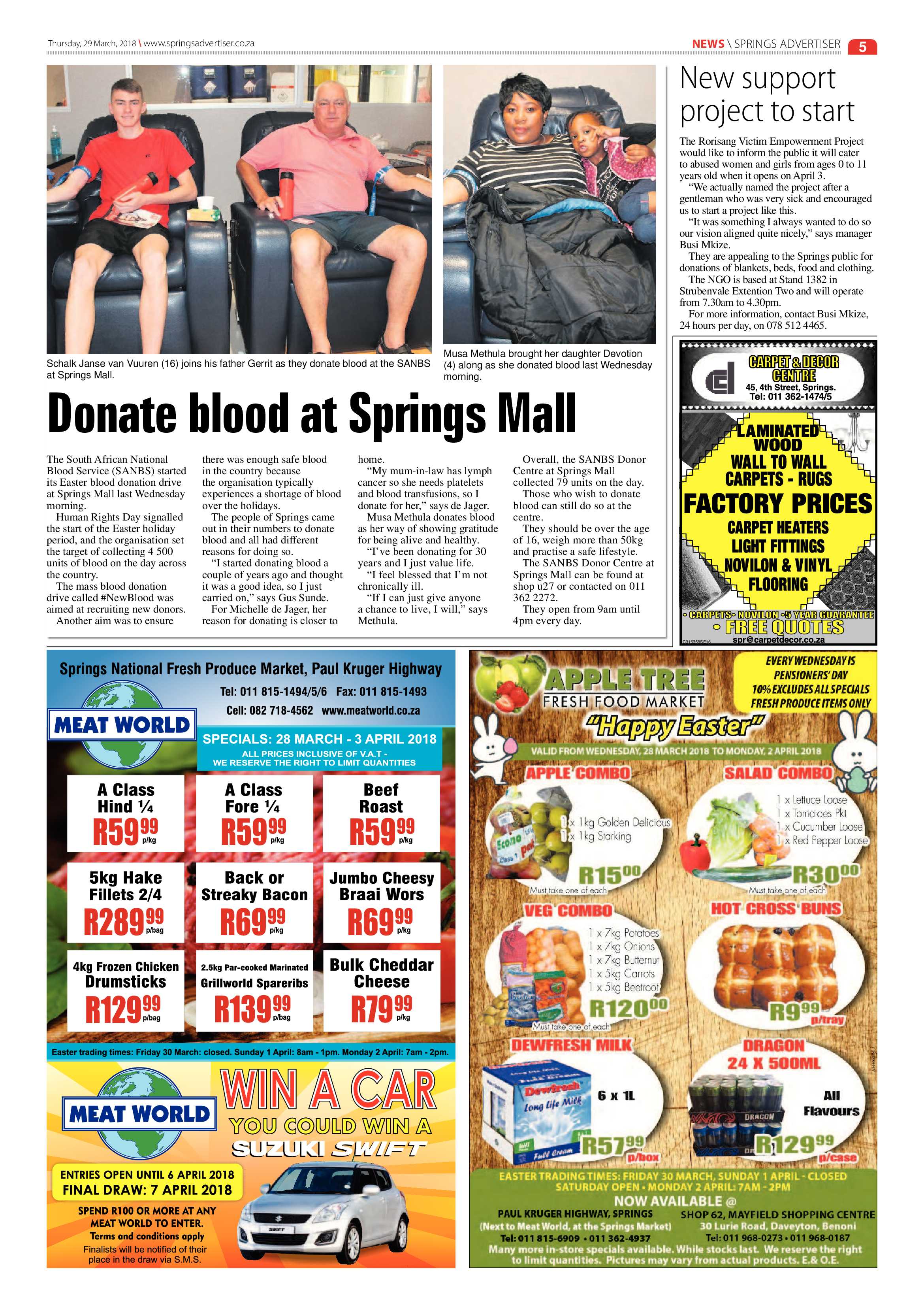 Springs Advertiser 29 March 2018 page 5