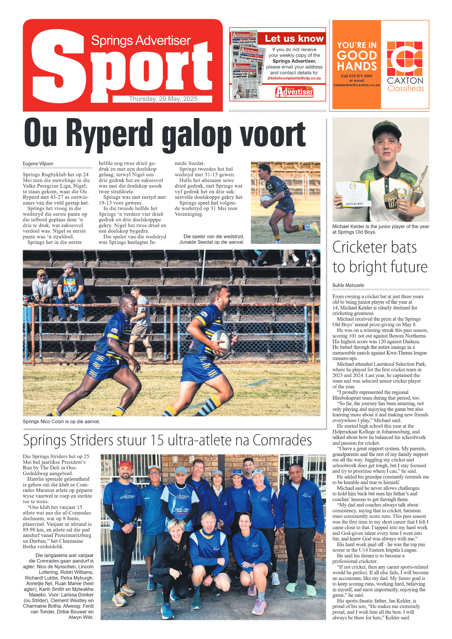 Springs Advertiser 29 May 2025 page 12