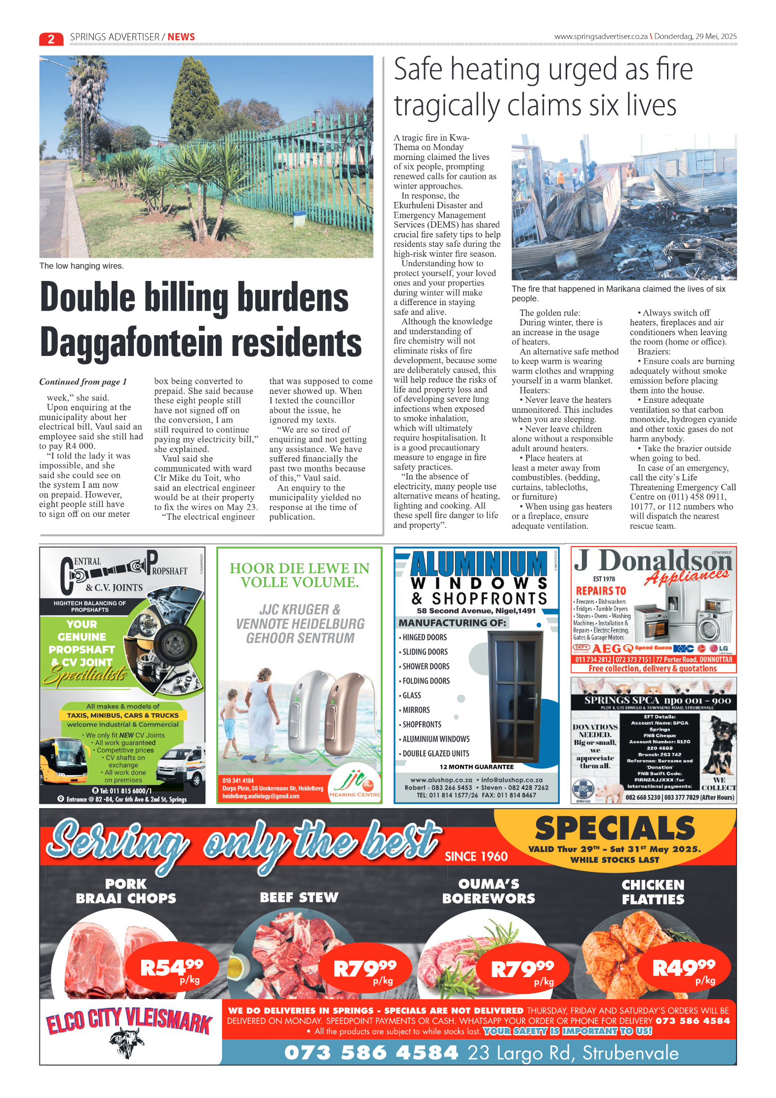 Springs Advertiser 29 May 2025 page 2