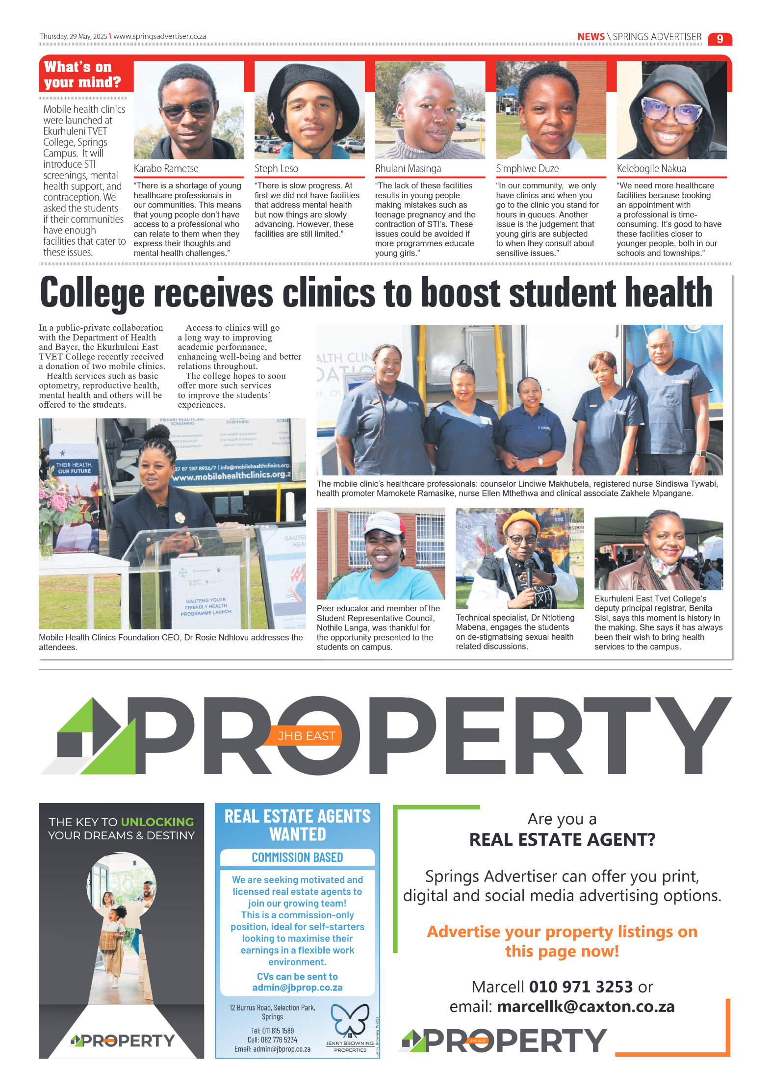 Springs Advertiser 29 May 2025 page 9