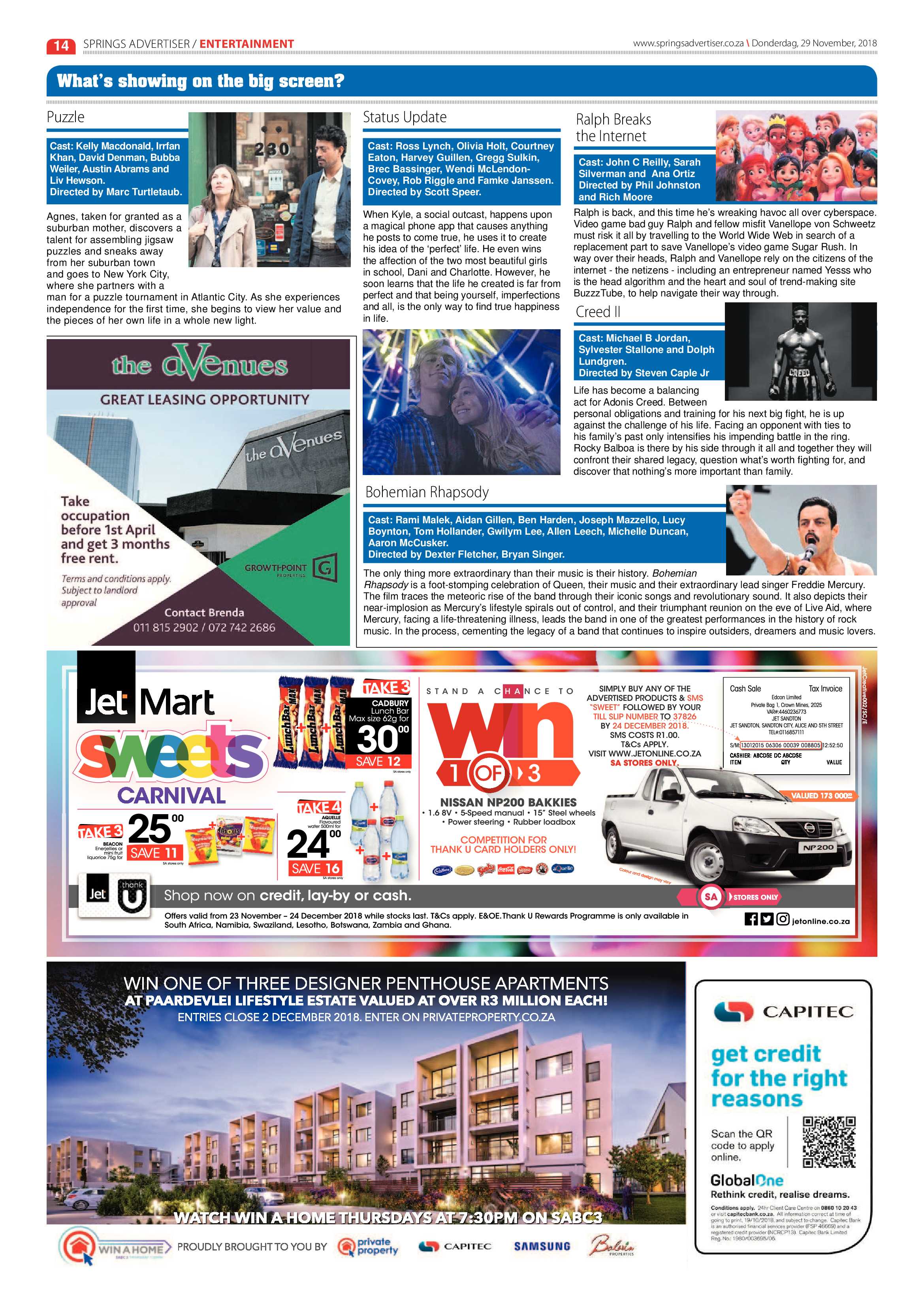 Springs Advertiser 29 November 2018 page 14