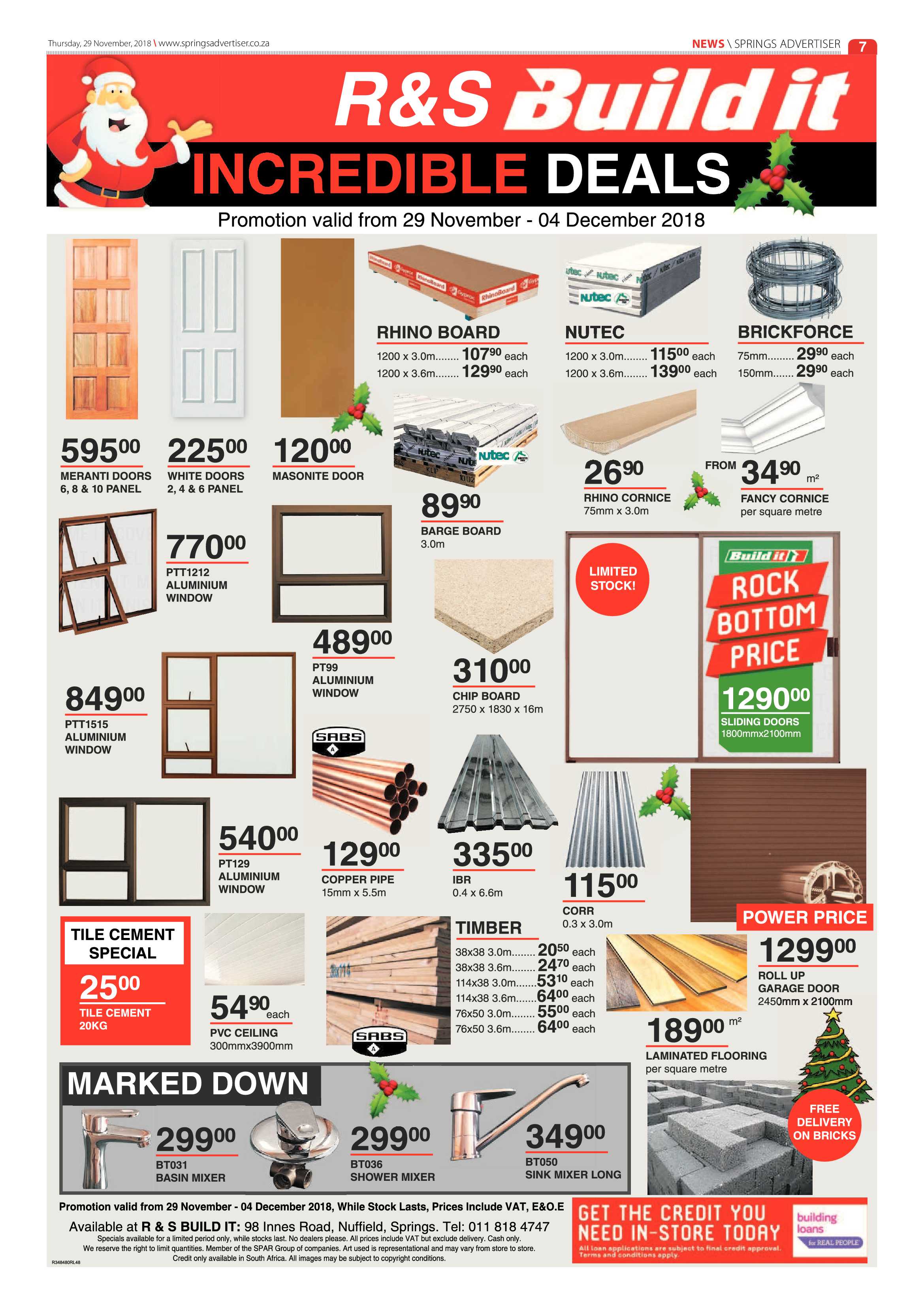 Springs Advertiser 29 November 2018 page 7