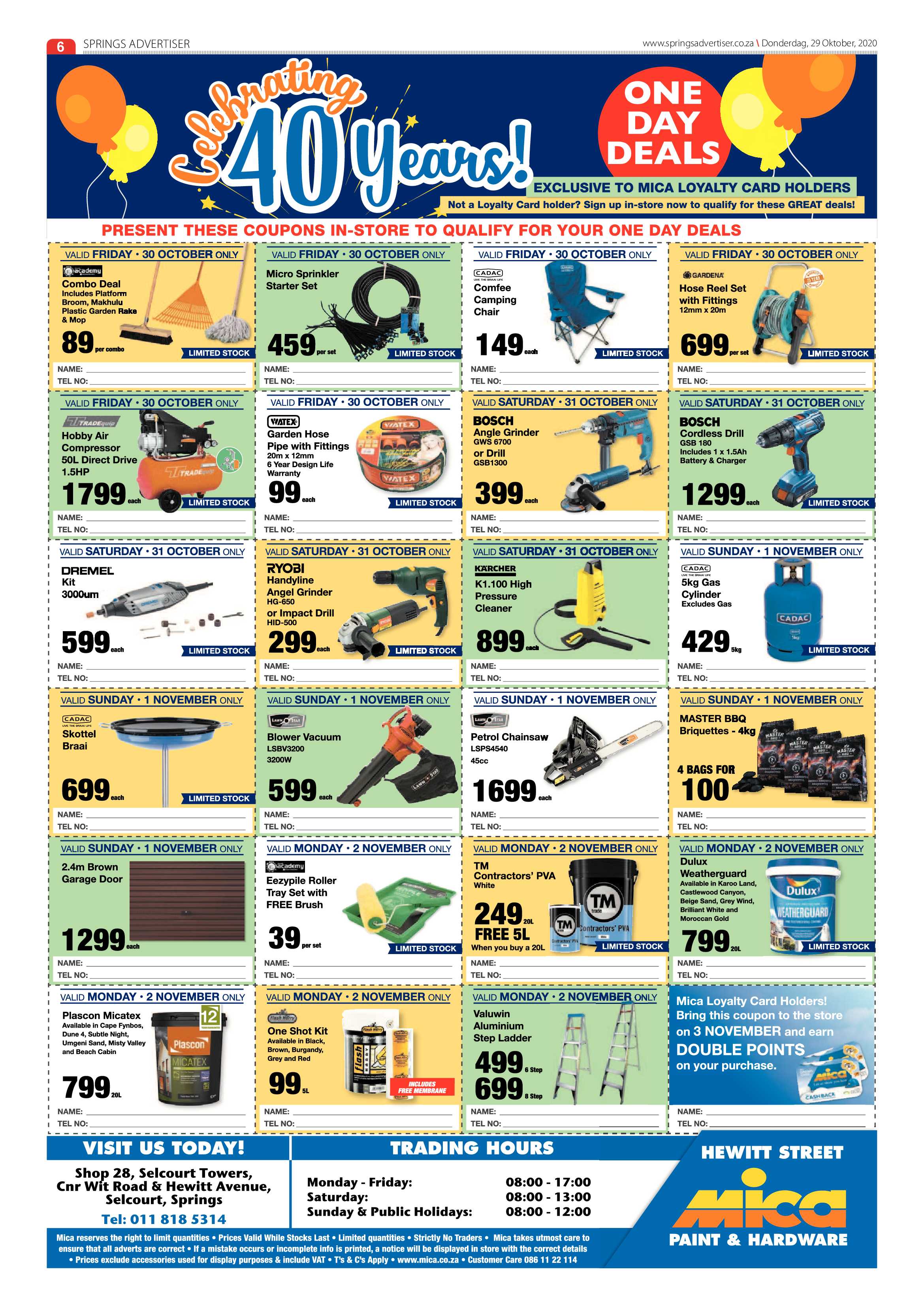 Springs Advertiser 29 October 2020 page 6