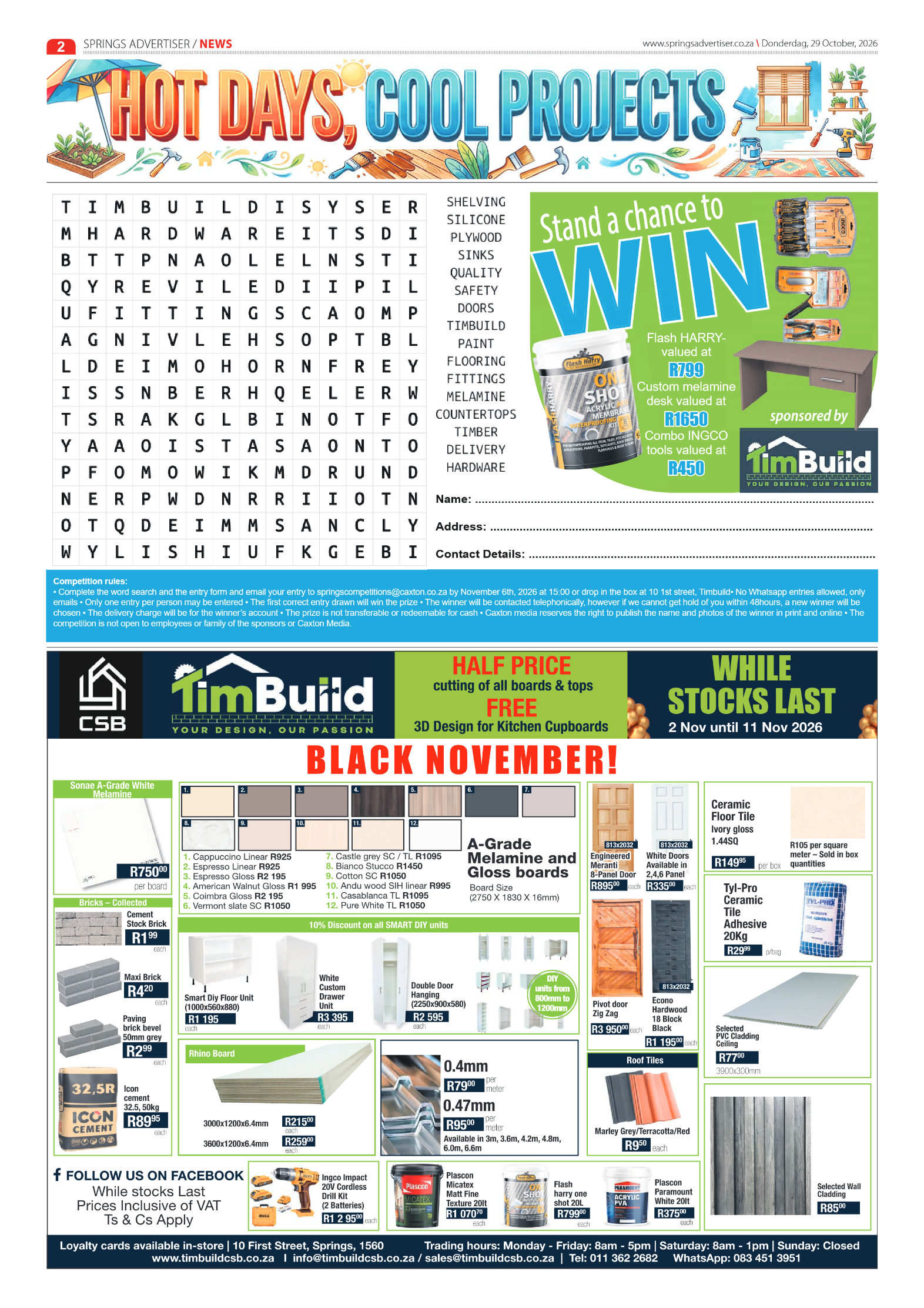 Springs Advertiser 29 October 2026 page 2