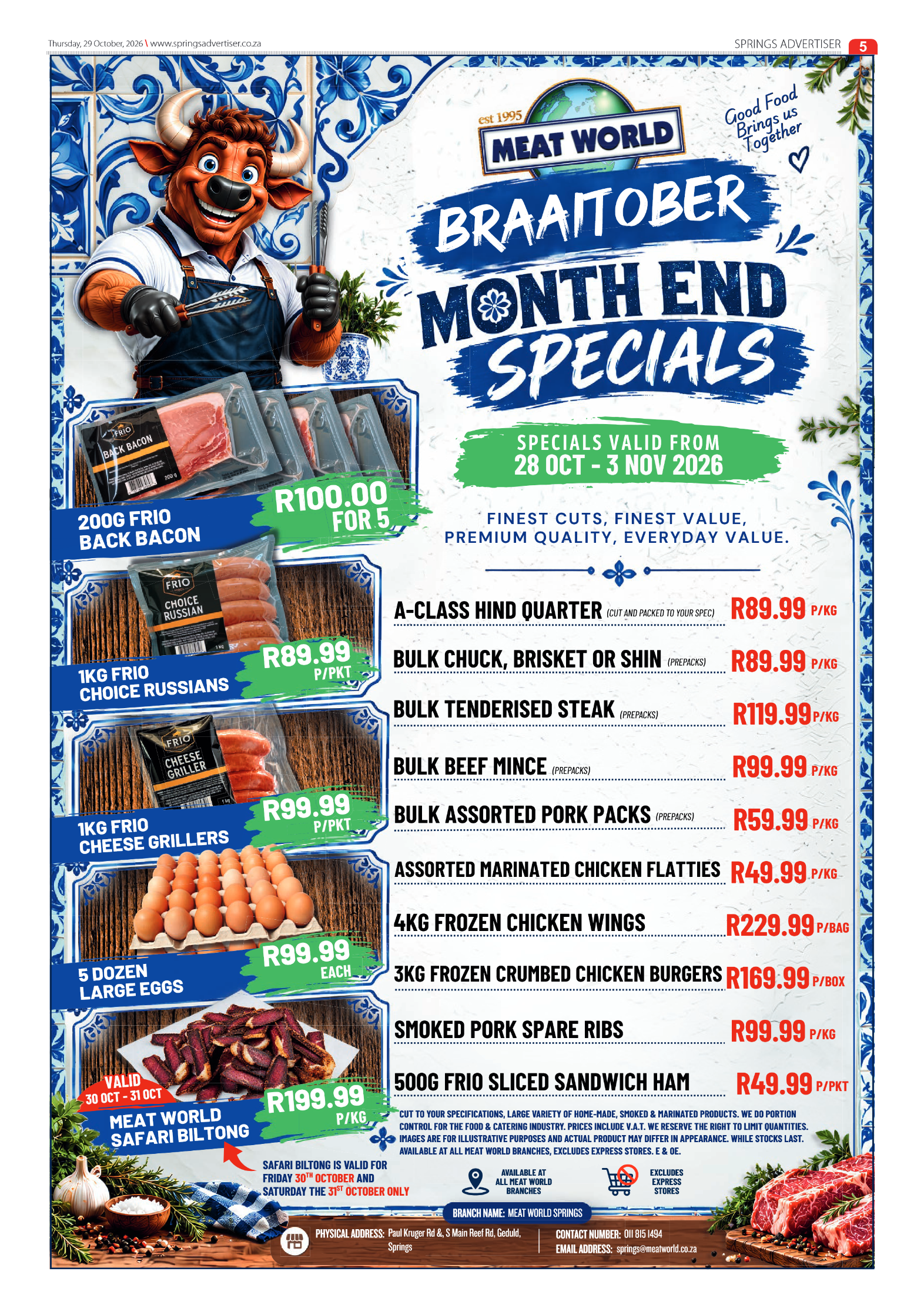 Springs Advertiser 29 October 2026 page 5