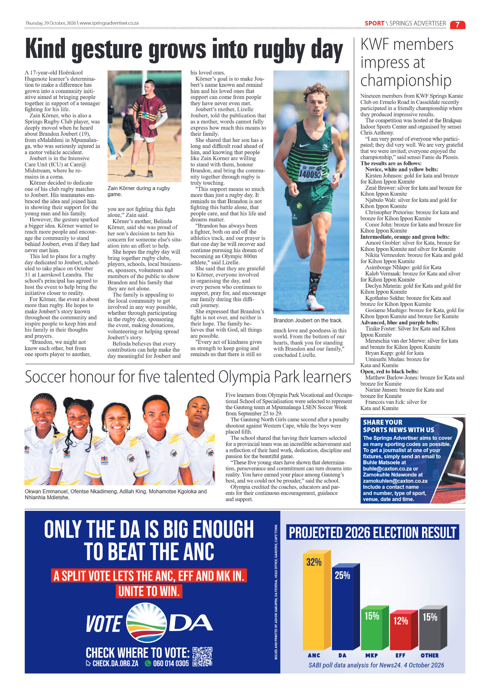 Springs Advertiser 29 October 2026 page 7