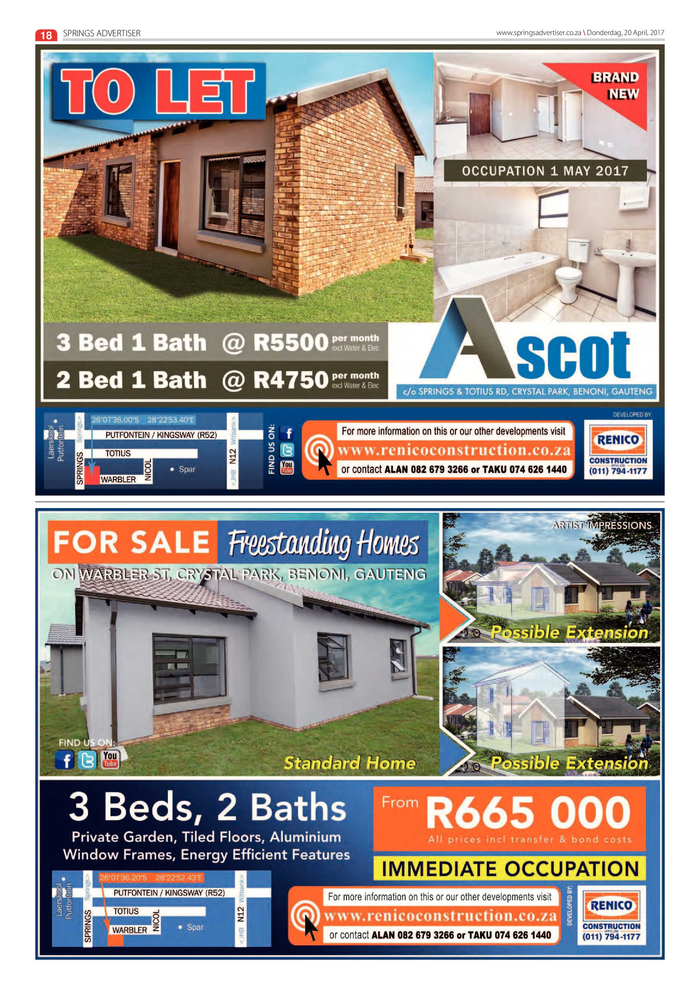 Springs Advertiser 2 April 2017 page 18