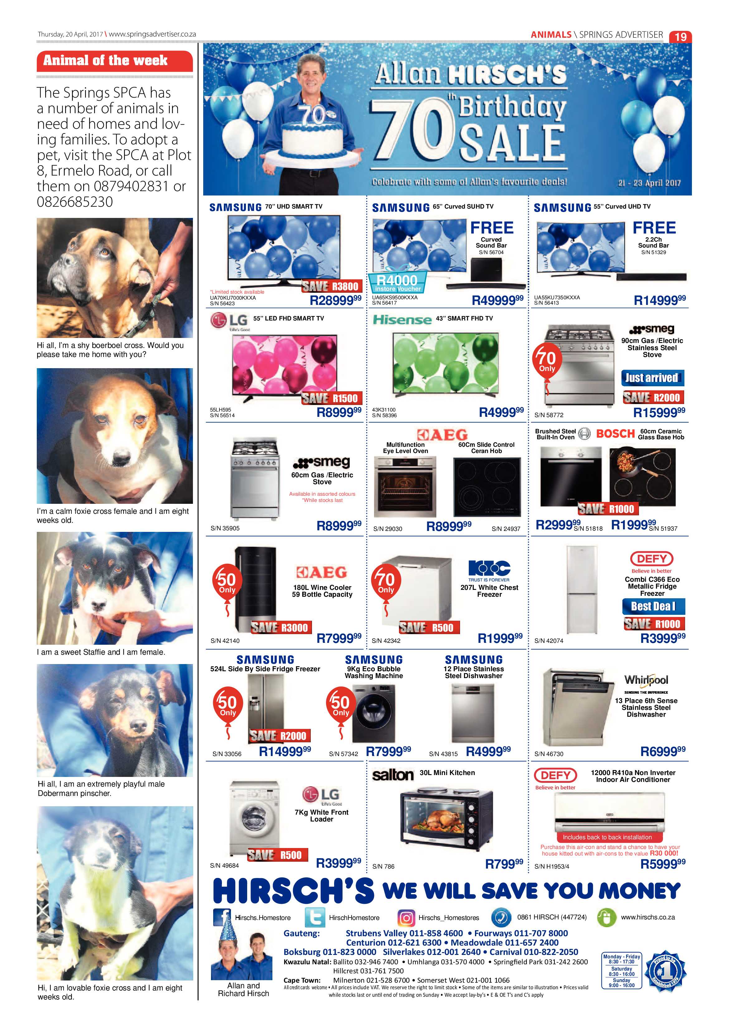 Springs Advertiser 2 April 2017 page 19