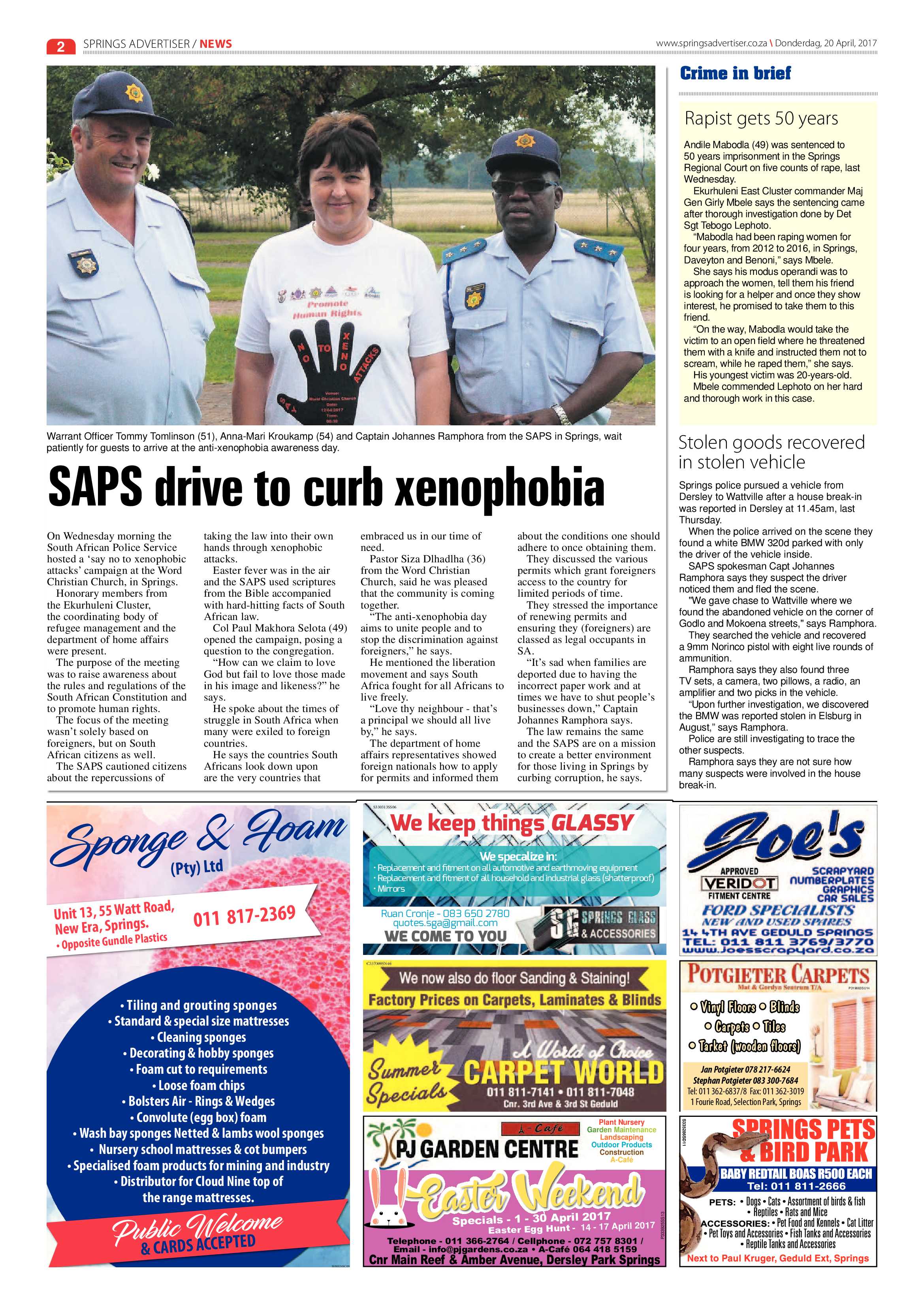 Springs Advertiser 2 April 2017 page 2