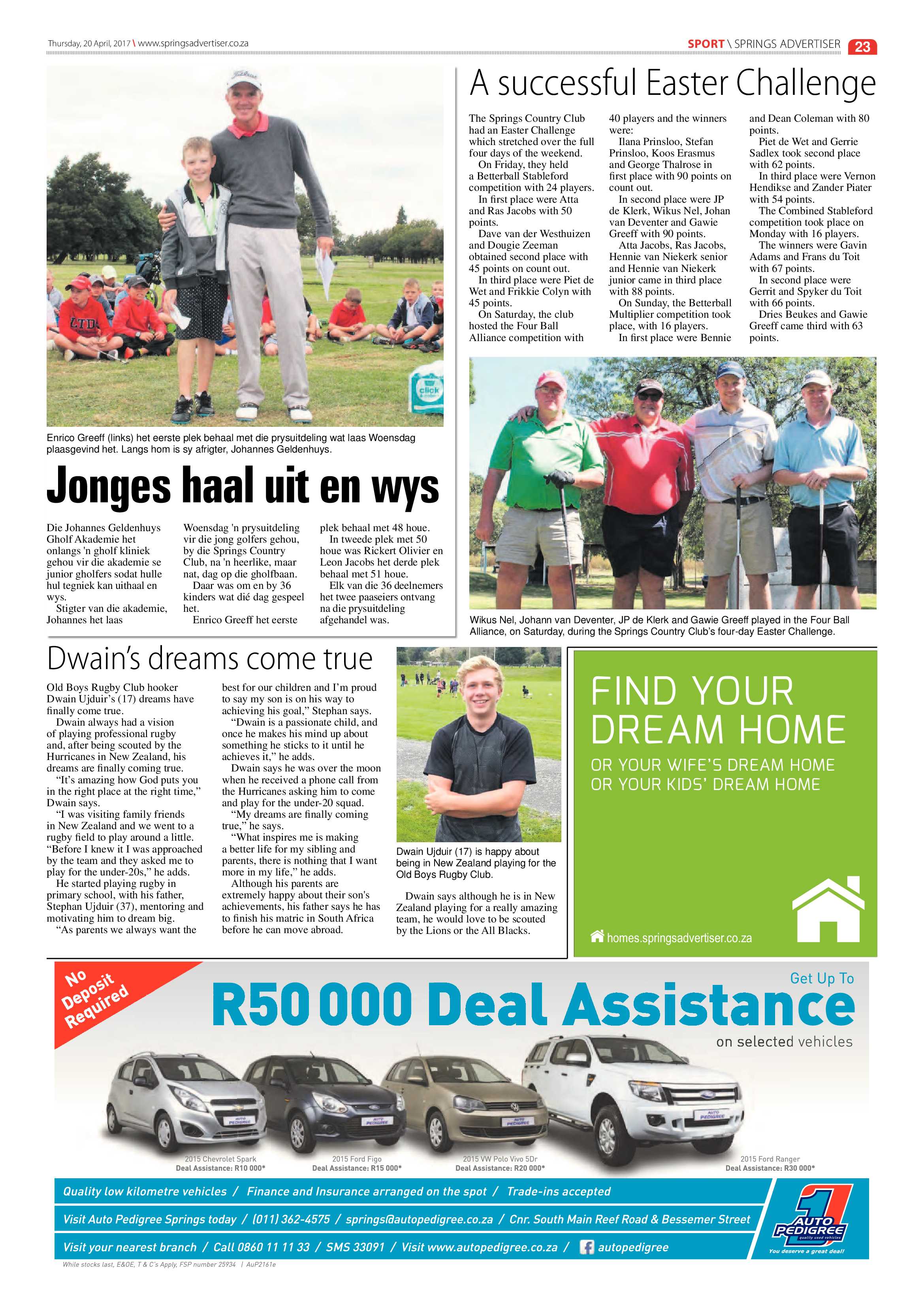 Springs Advertiser 2 April 2017 page 23