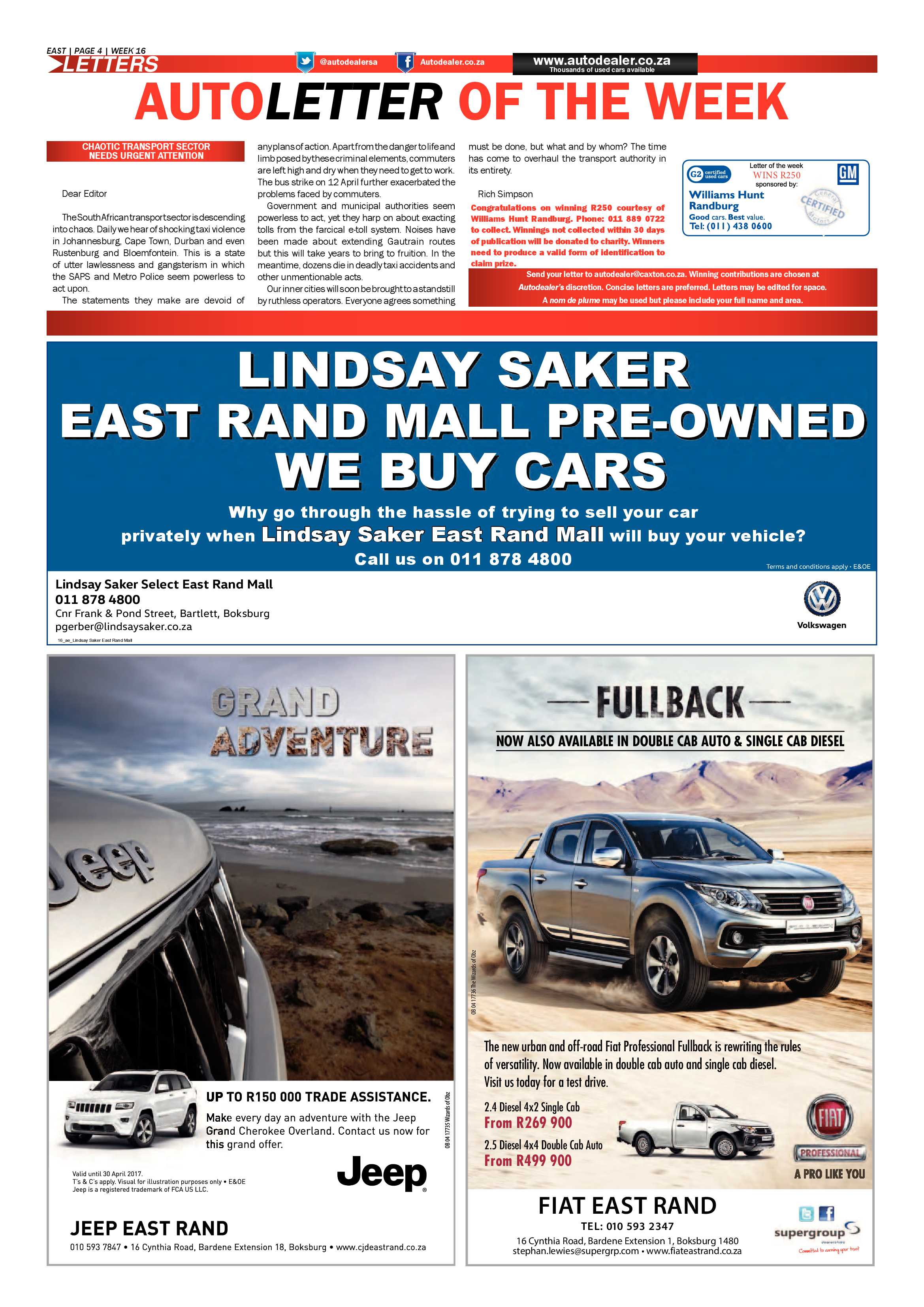 Springs Advertiser 2 April 2017 page 28