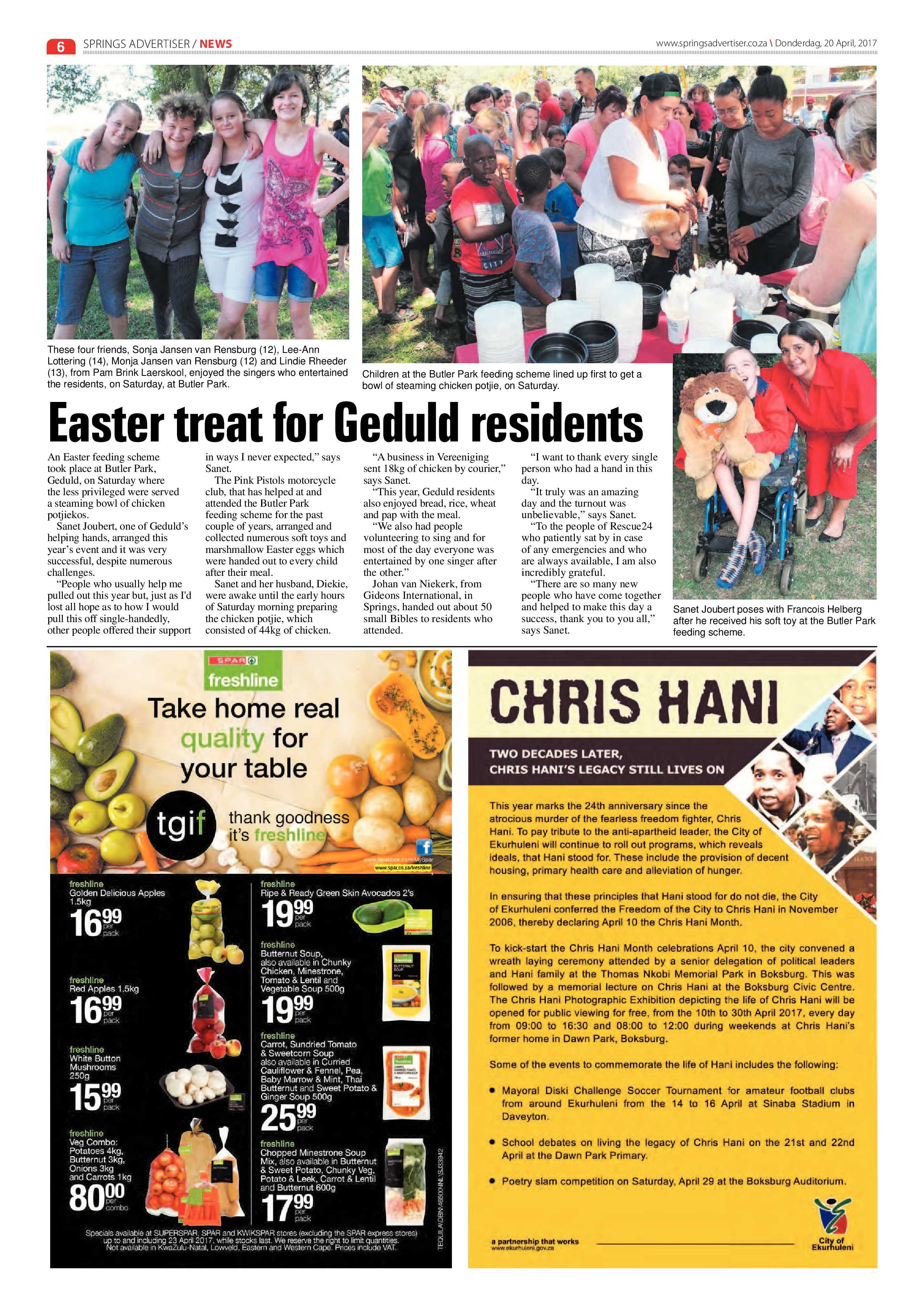 Springs Advertiser 2 April 2017 page 6