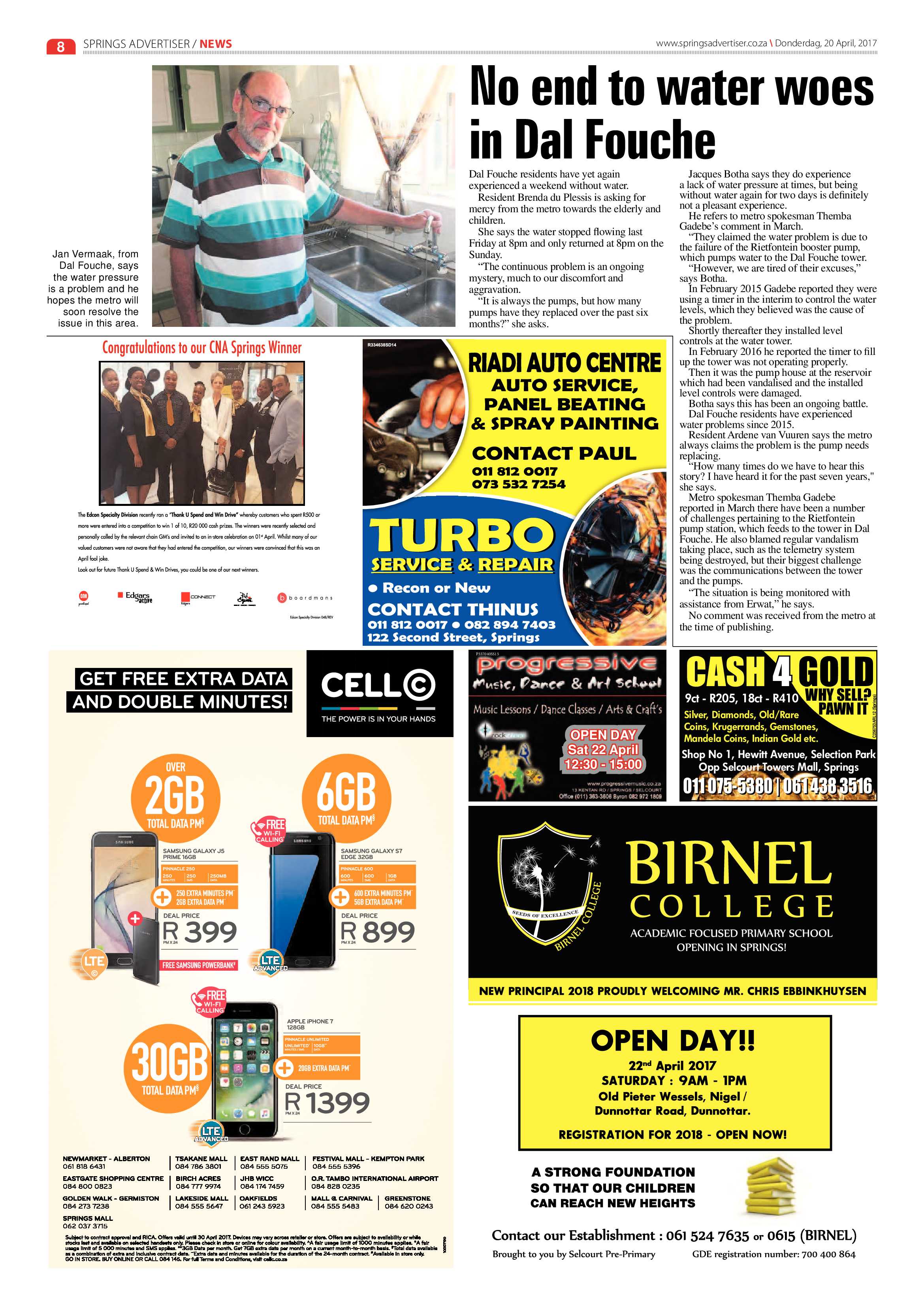 Springs Advertiser 2 April 2017 page 8