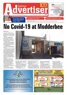 Springs Advertiser 2 April 2020