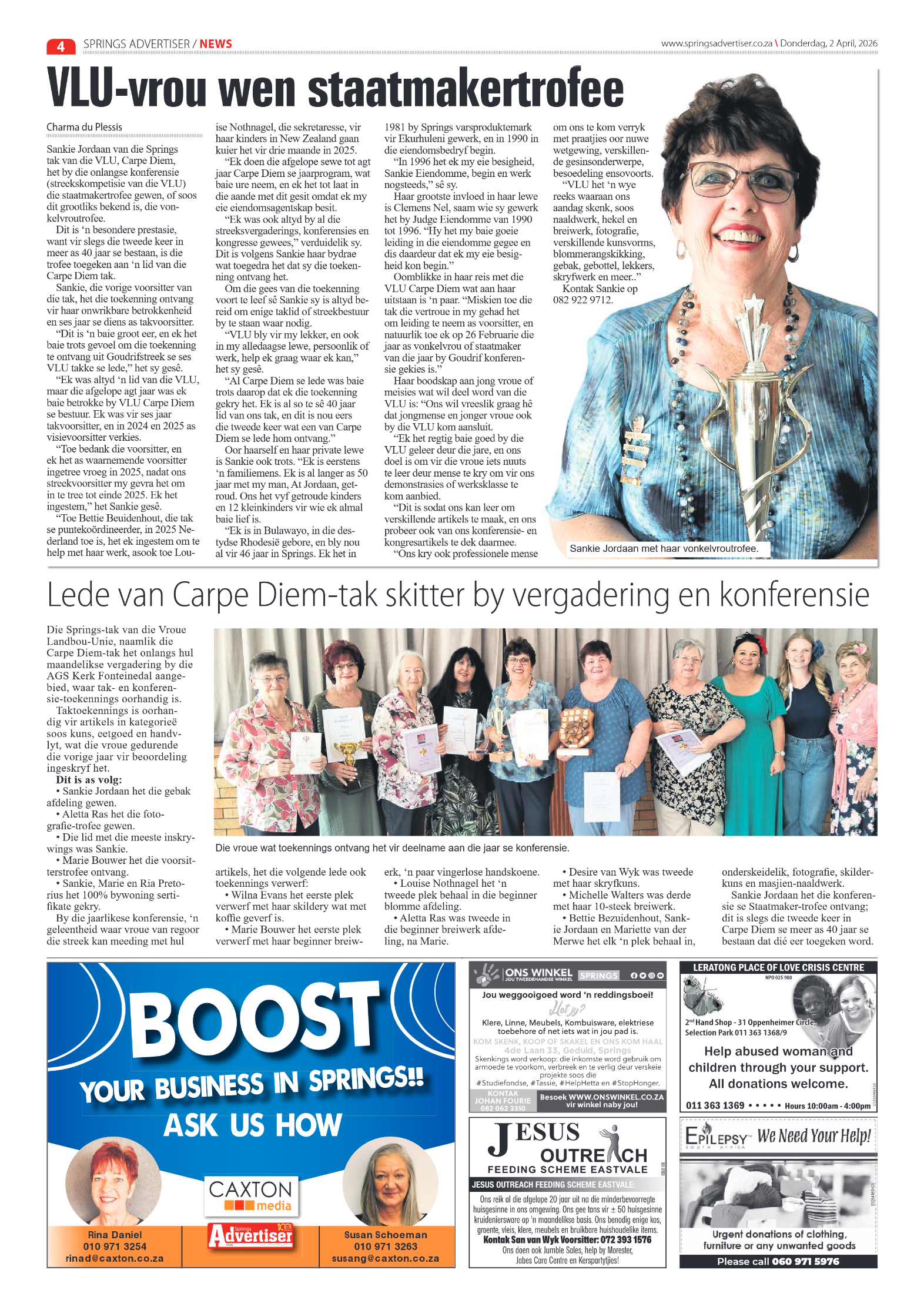 Springs Advertiser 2 April 2026 page 4