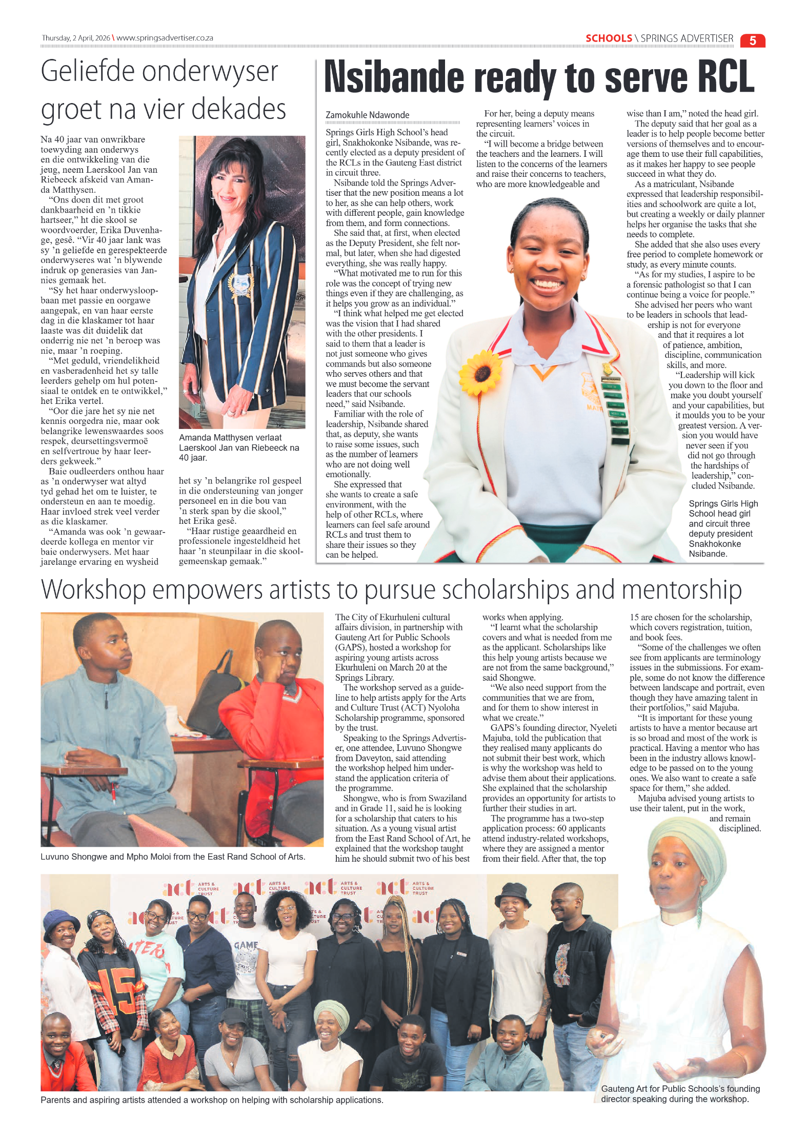 Springs Advertiser 2 April 2026 page 5