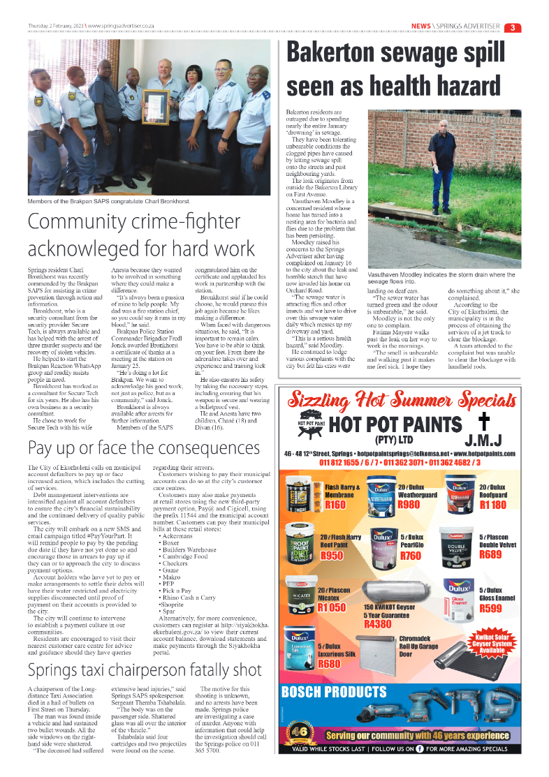 Springs Advertiser 2 February 2023 page 3