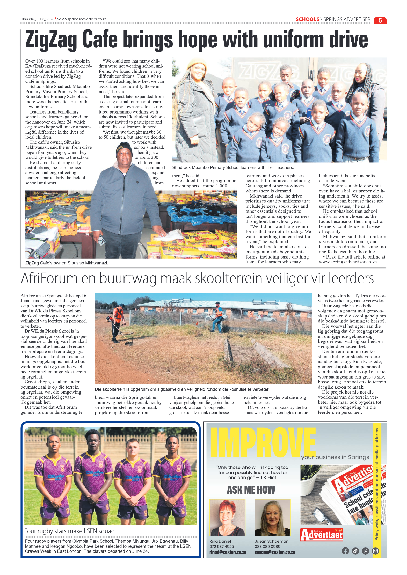 Springs Advertiser 2 July 2026 page 5