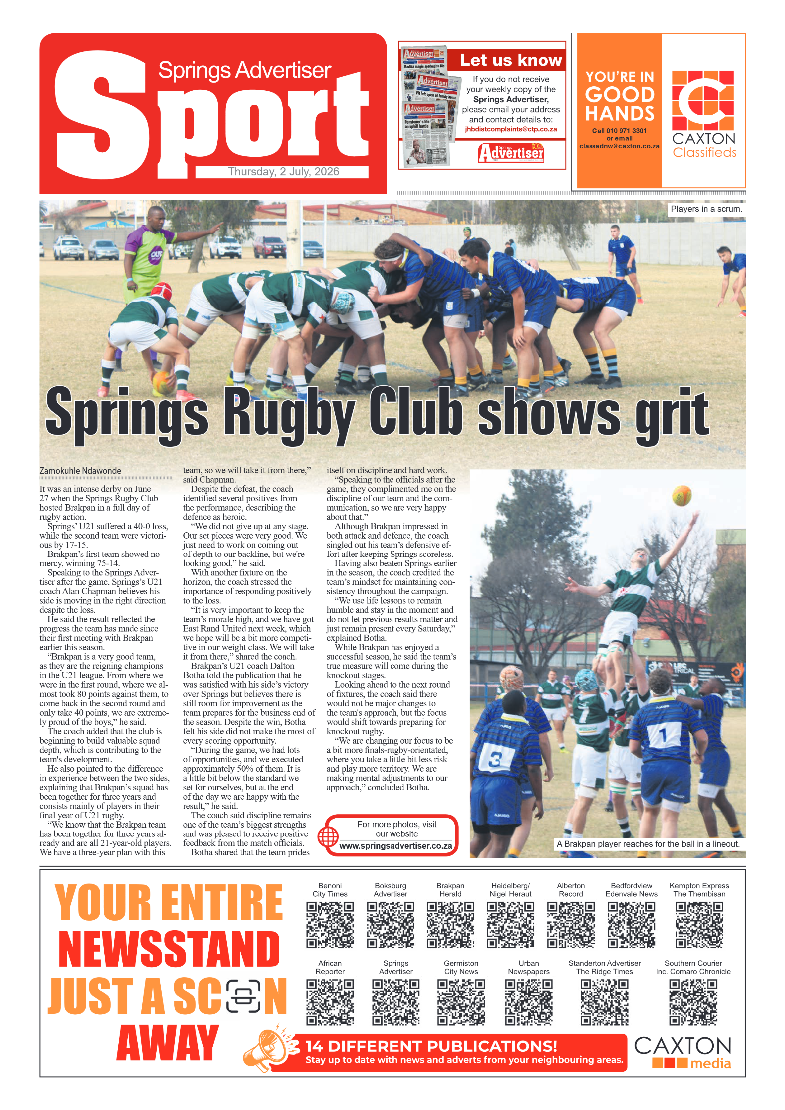 Springs Advertiser 2 July 2026 page 8